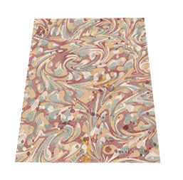 4 inch marbled card shade - Terracotta