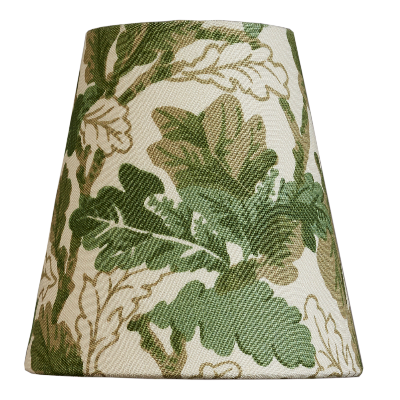 6 inch Clip-on lampshade in floral linen fabric