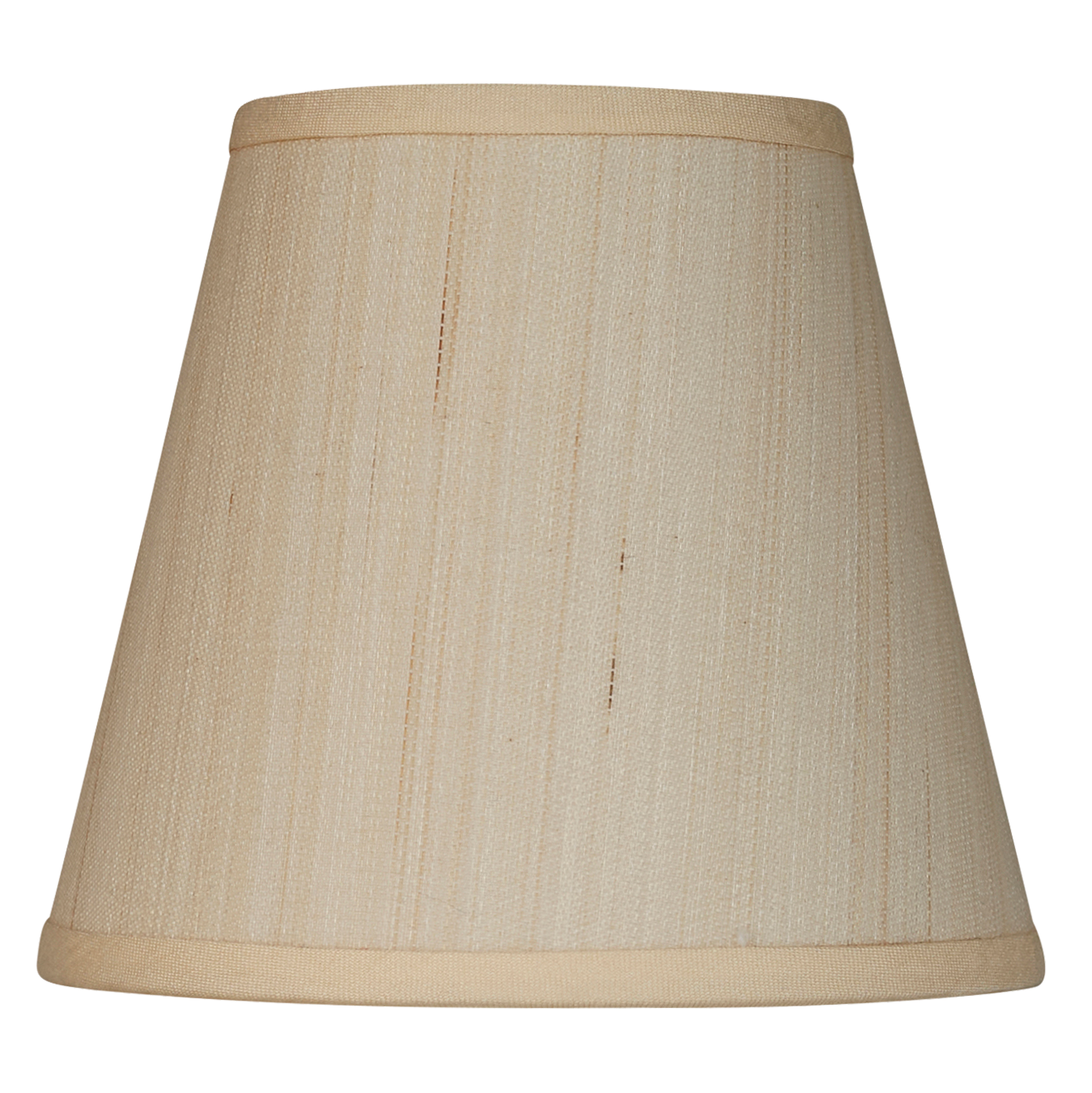 5 inch (13 cm) Clip on lampshade in ivory horsehair fabric