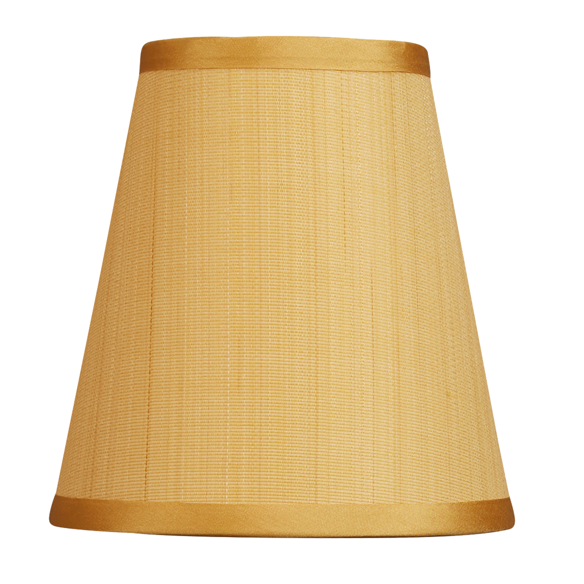 5 inch (13 cm) Tall clip on lampshade in yellow horsehair fabric