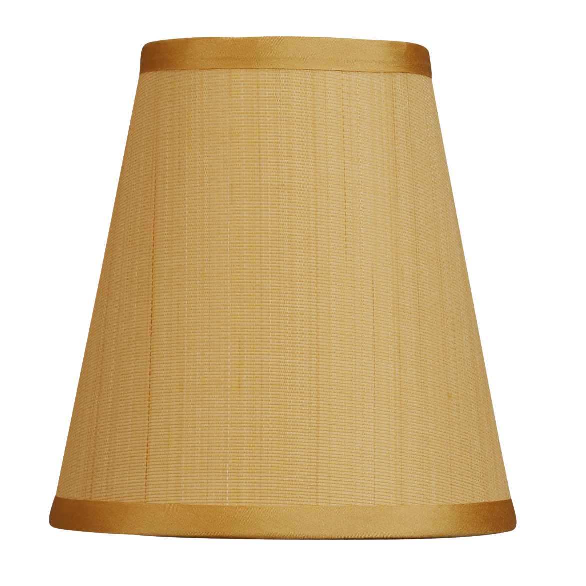 5 inch (13 cm) Tall clip on lampshade in yellow horsehair fabric