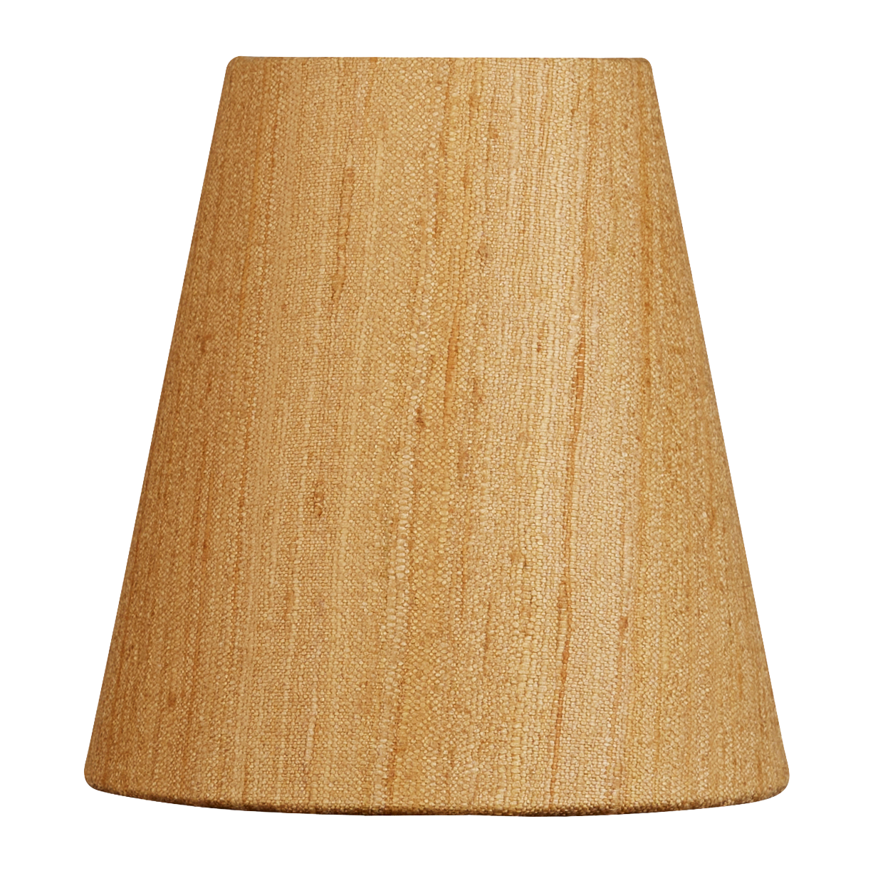 5 inch (13 cms) Tall clip on lampshade in yellow ochre