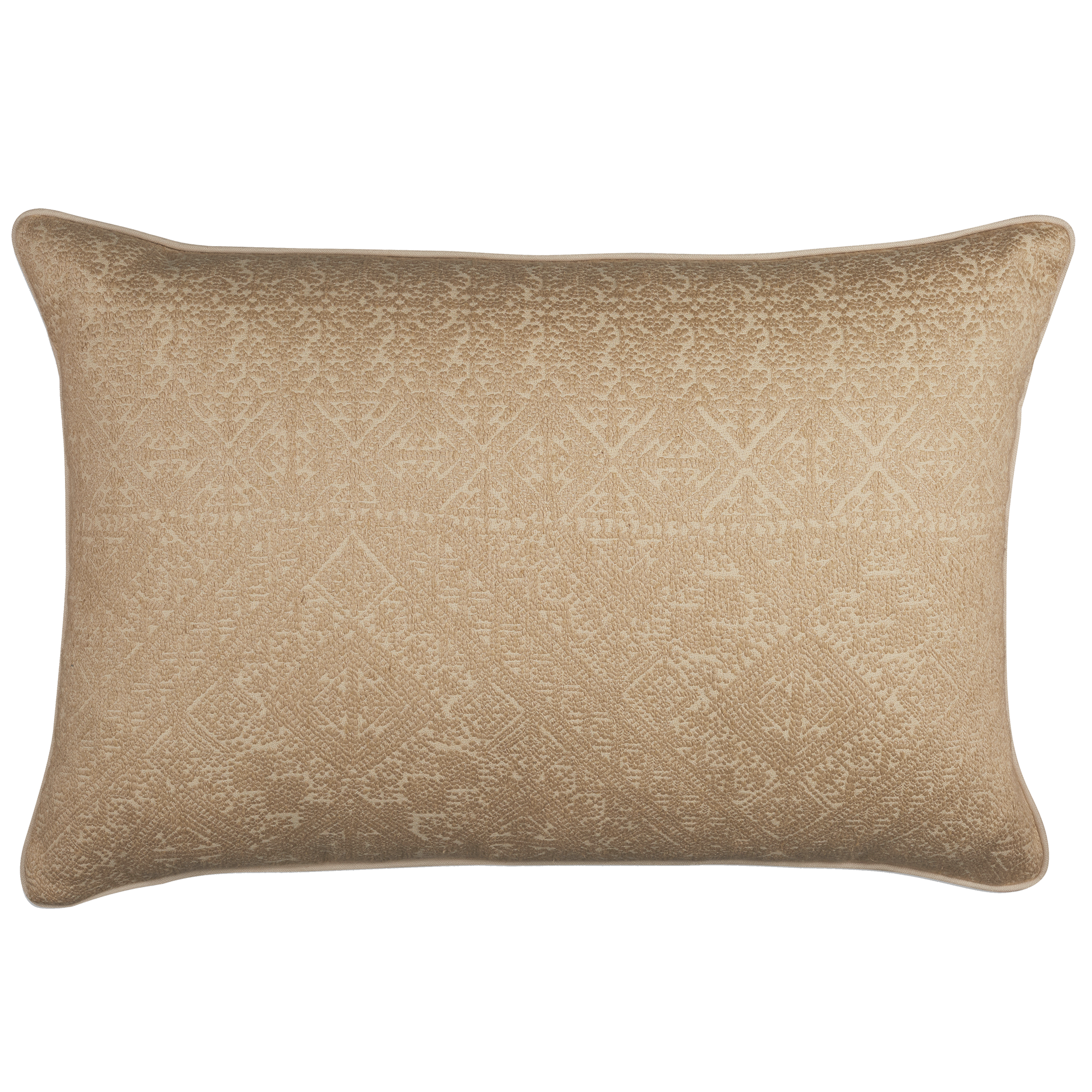 Parchment rectangular fez weave cushion - throw pillow