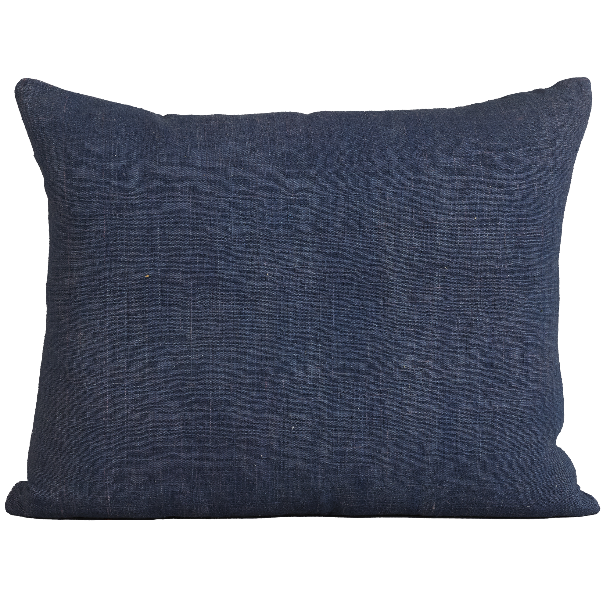 Silk Jajim Cushion / pillow- Royal blue multicoloured wide stripe