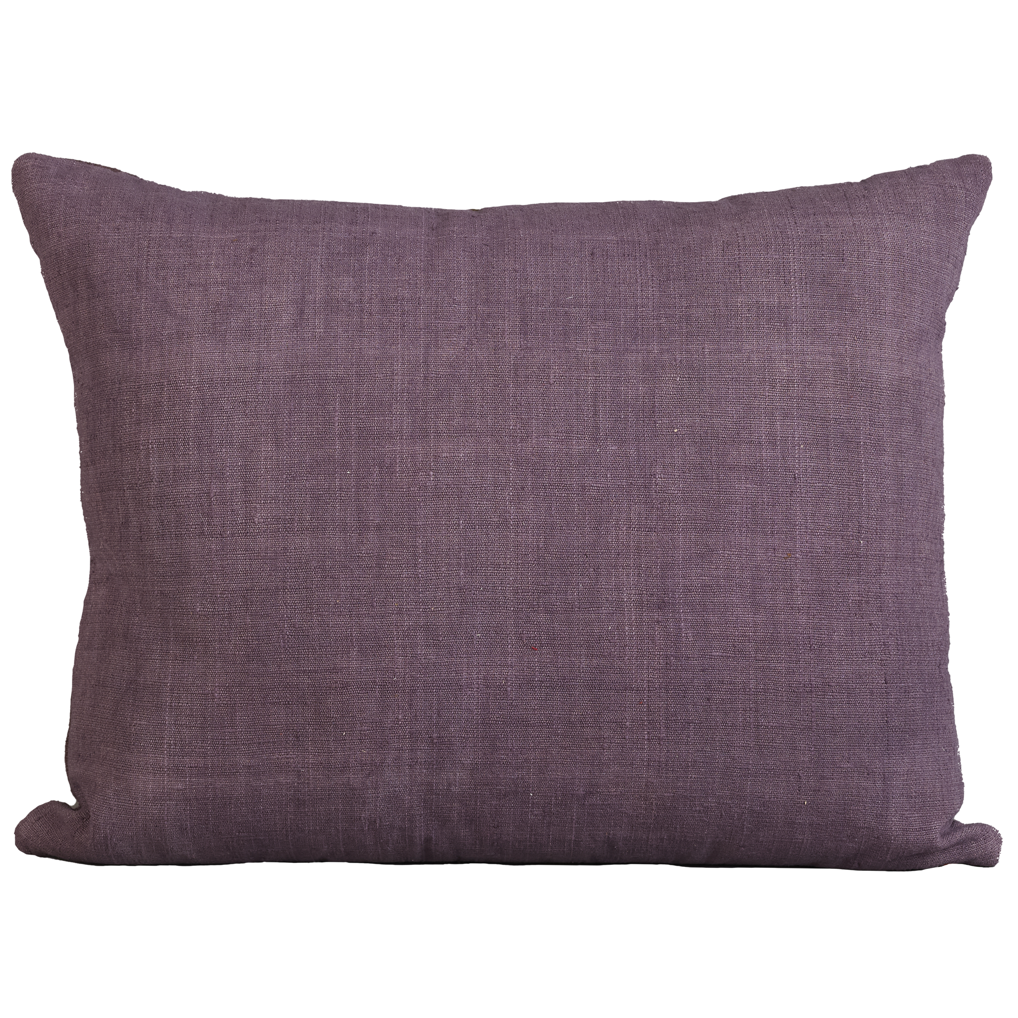 Silk Jajim Cushion/ pillow - Lavender with red, yellow and green stripe