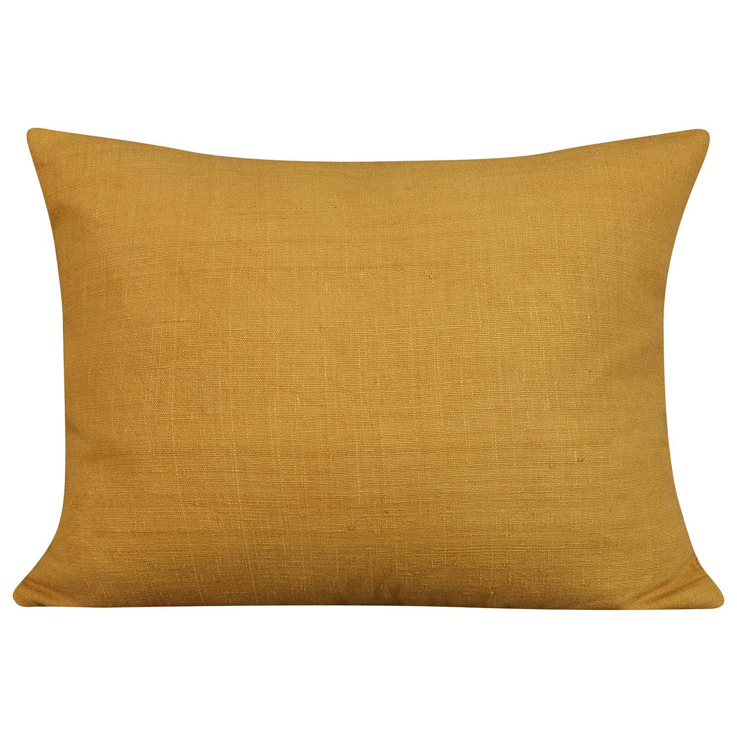 Silk Jajim Cushion/ pillow - Yellow with pink and ecru stripe