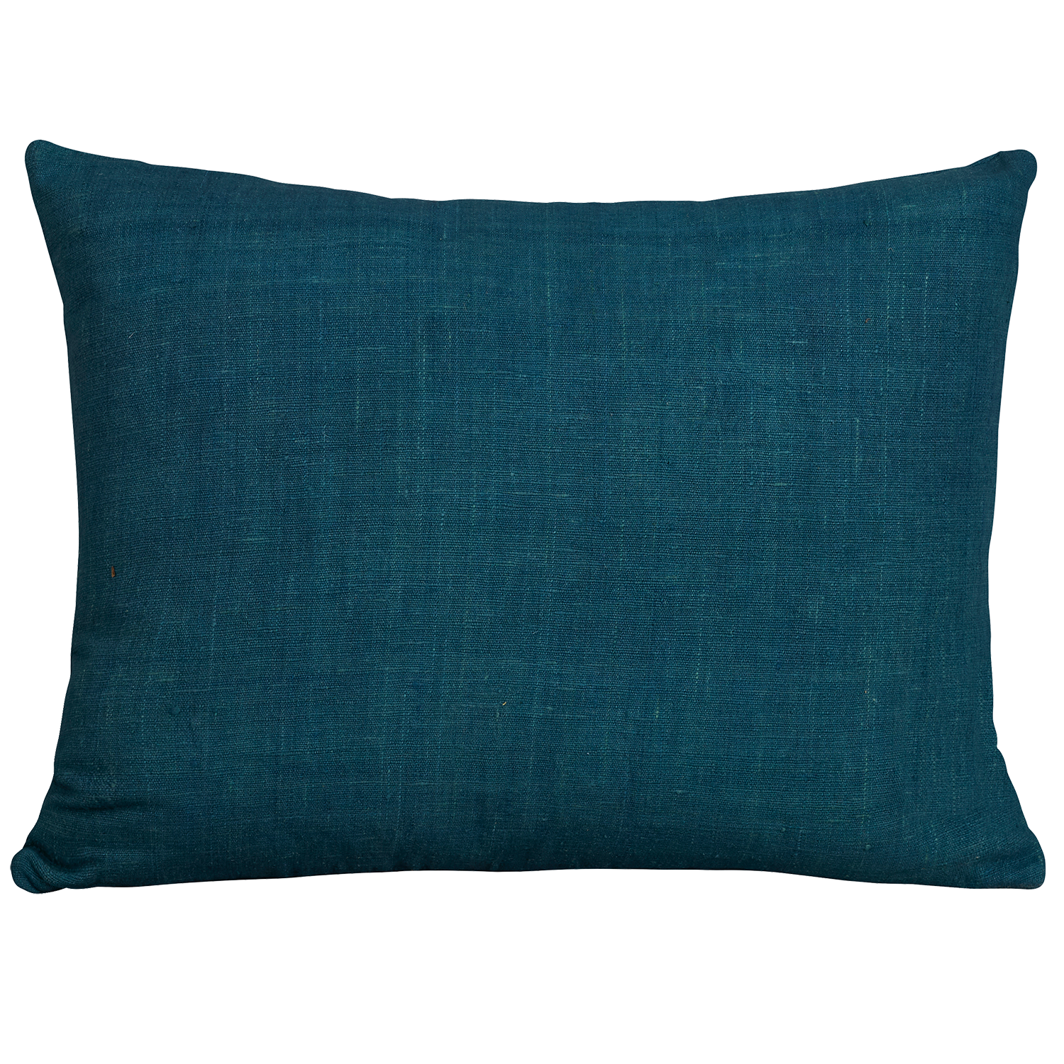 Silk Jajim Cushion/ pillow - Blue with orange and blue stripe