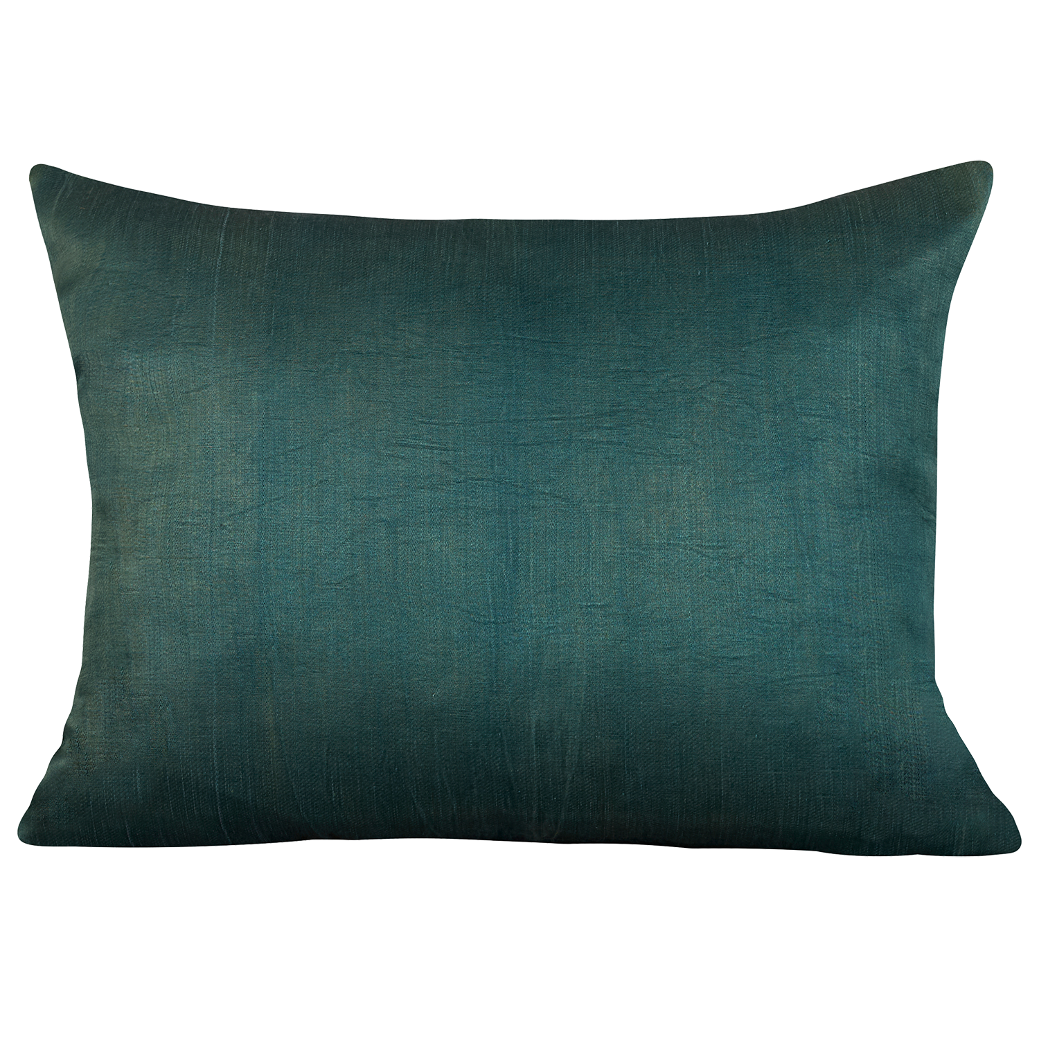 Silk Jajim Cushion/ pillow - Green/blue and multicolour stripe