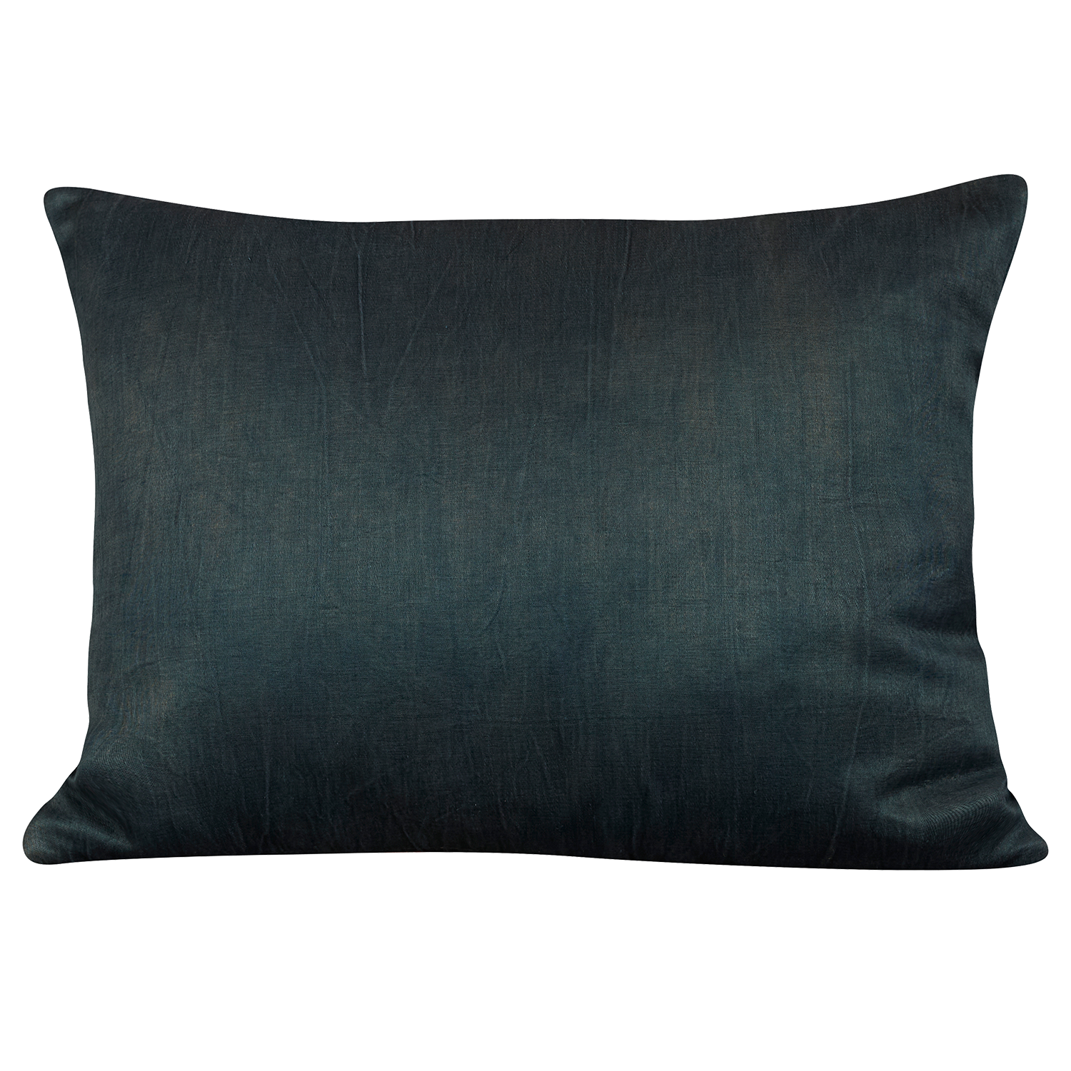 Silk Jajim Cushion/ pillow - Indigo blue and red stripe