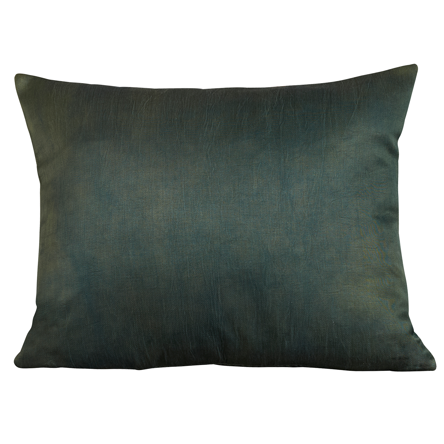 Silk Jajim Cushion/ pillow - Blue/grey with red and black stripe