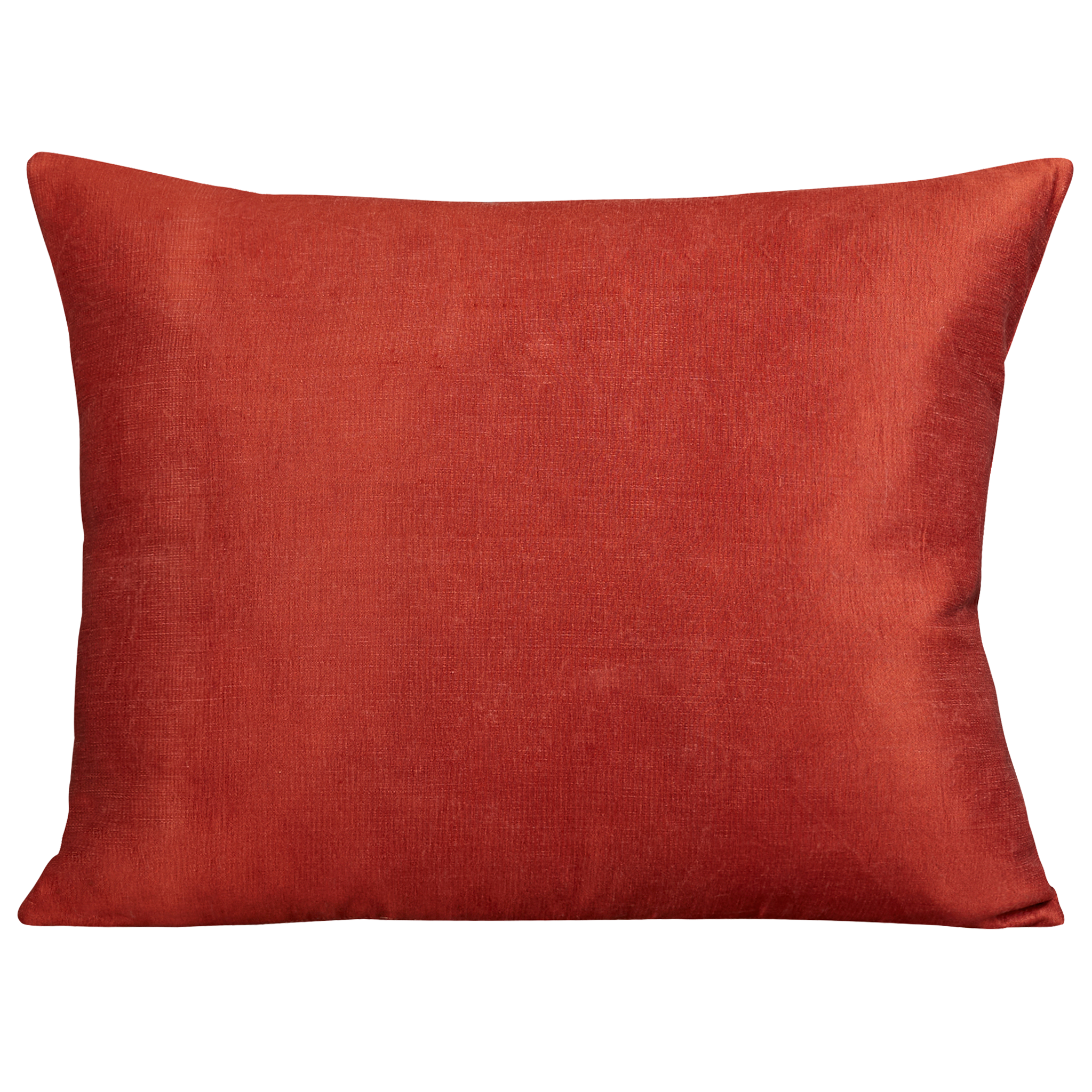 Silk Jajim cushion - Red/yellow and pale blue stripe on deep red silk