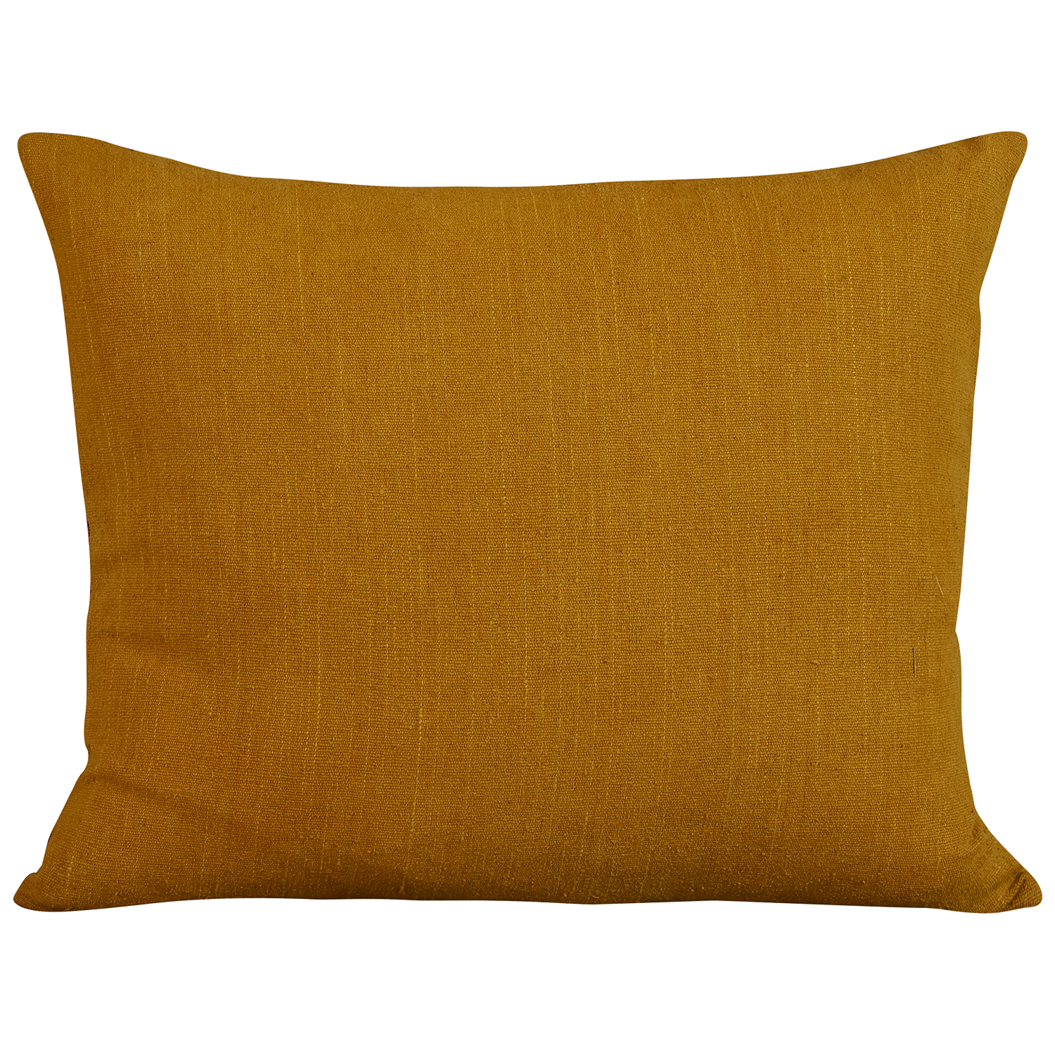Rectangular Kente cloth African cushion - Burgundy/yellow/green