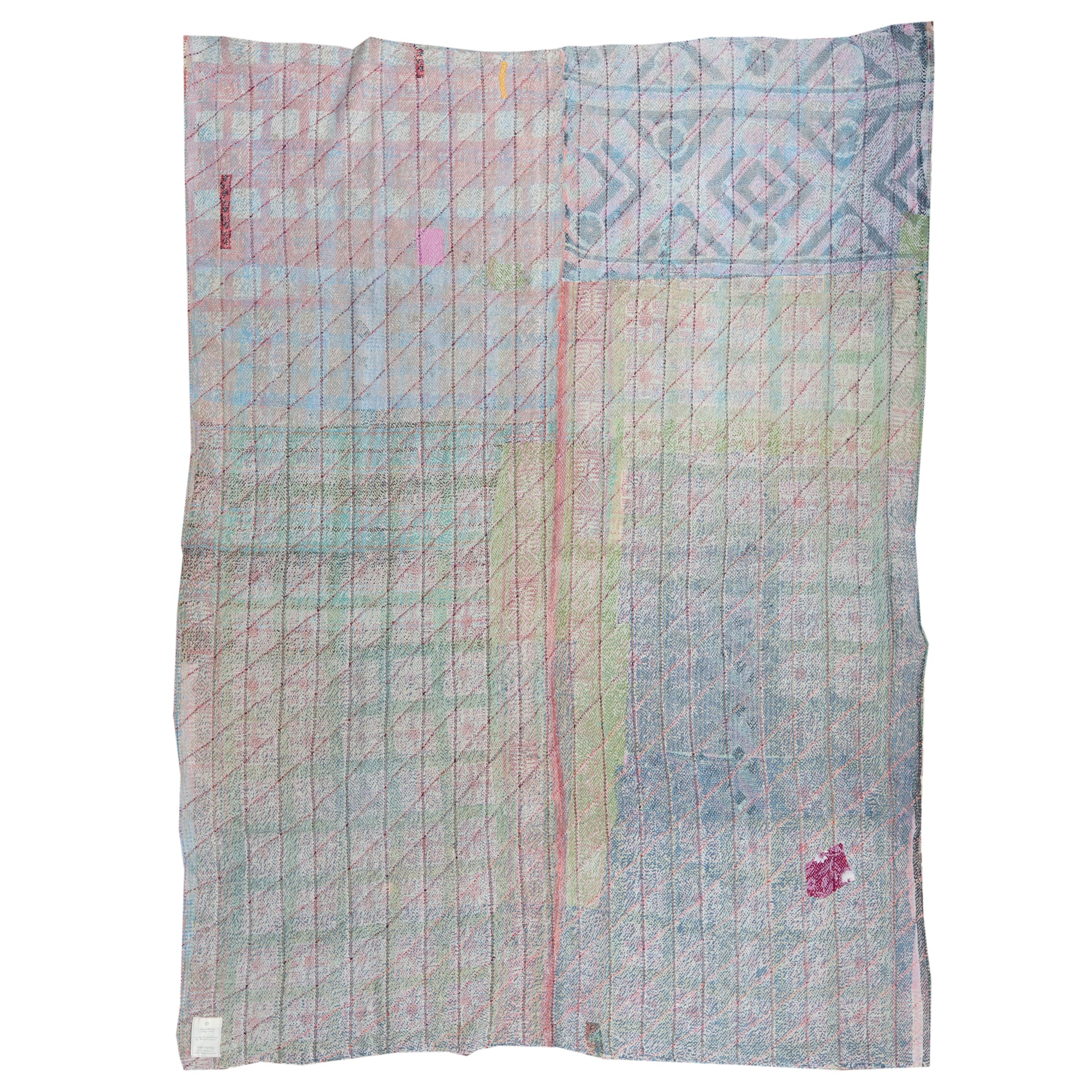 Hand-Stitched Kantha Throw