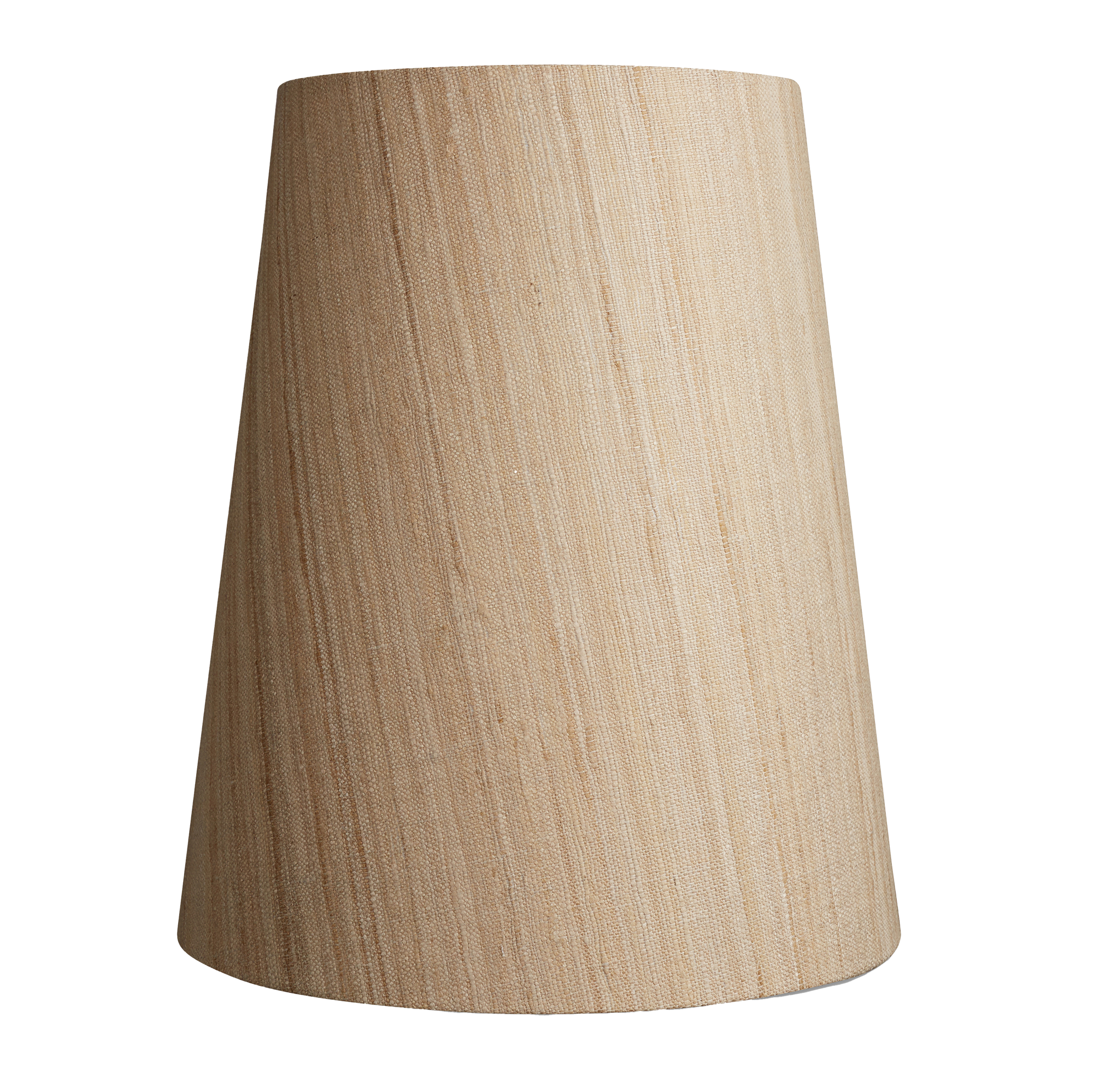 8 inch - 22 cm - Raw Umber Mulberry Silk Plain Lampshade