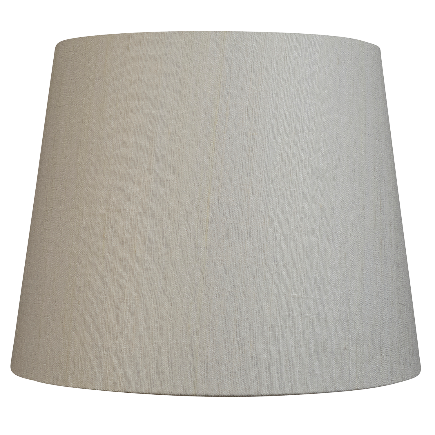 14 inch (36 cm) White Mulberry silk plain lampshade