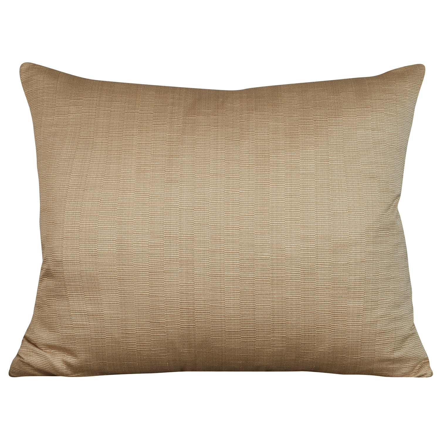 Rectangular cushion in Armure Canelli by Claremont - Limestone