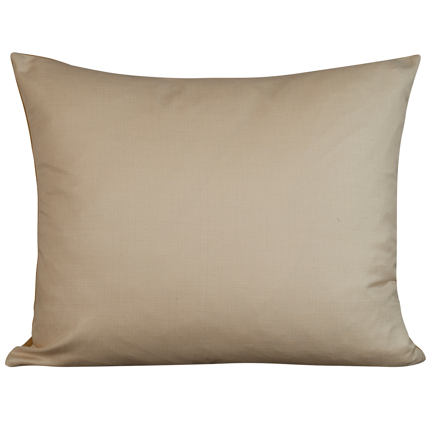 Rectangular cushion in Armure Canneli by Claremont - Gold