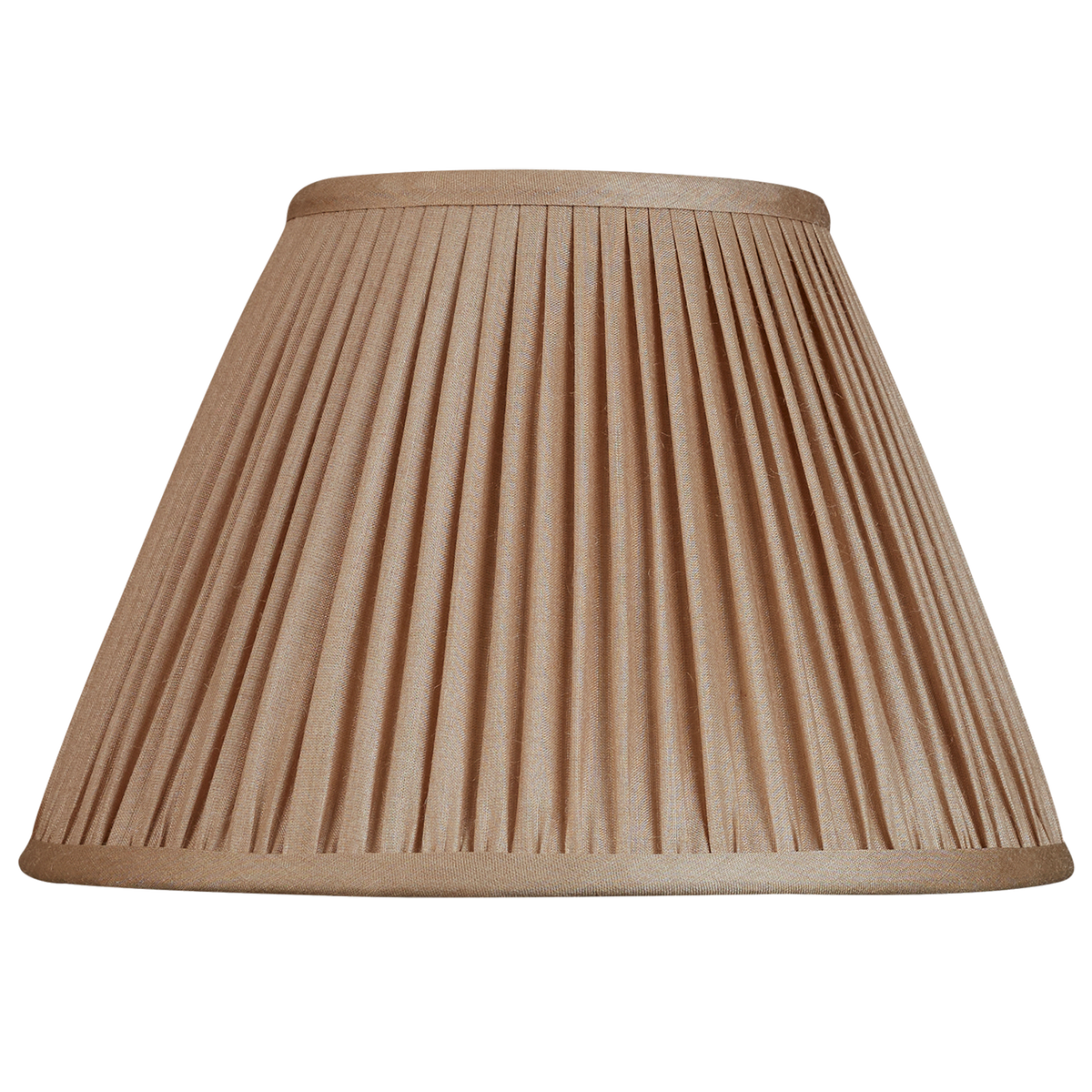 12 inch Mink Tussar silk French drum silk sari lampshade