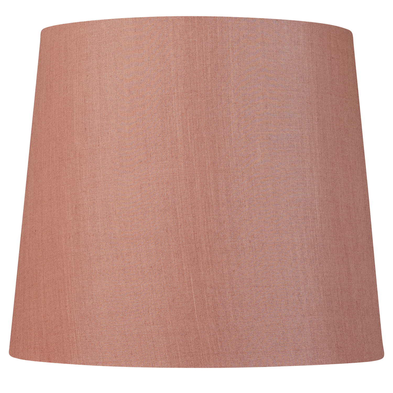 12 inch Dusky pink Tussar silk tapering drum lampshade