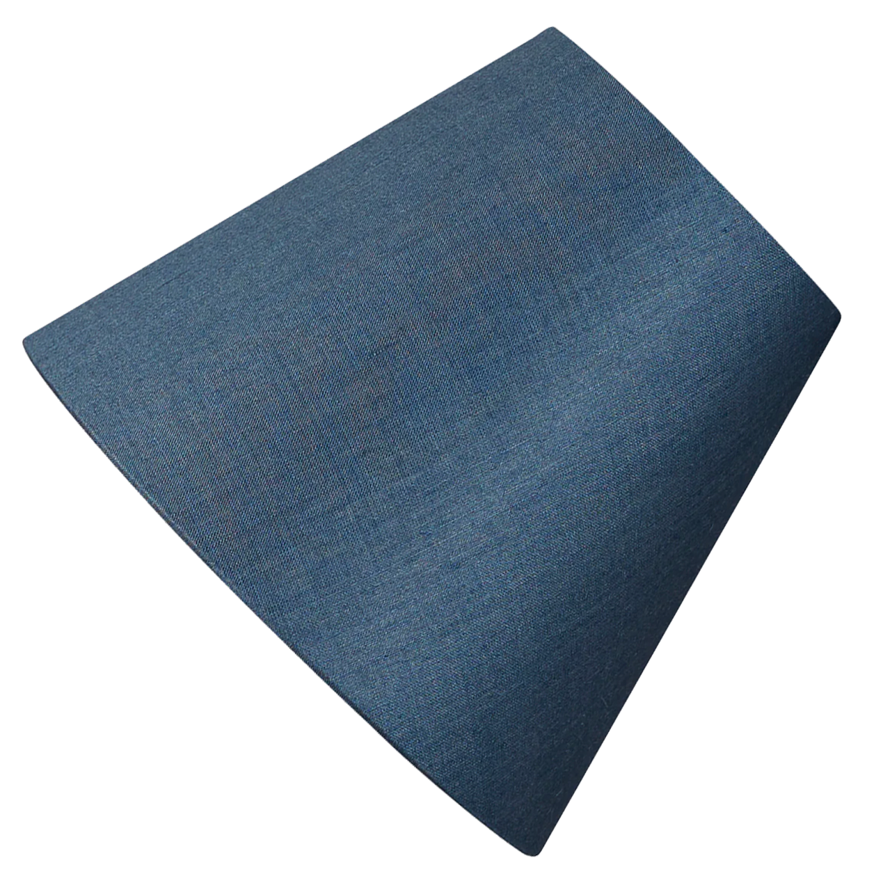 7 inch Ink blue Tussar silk reading light shade