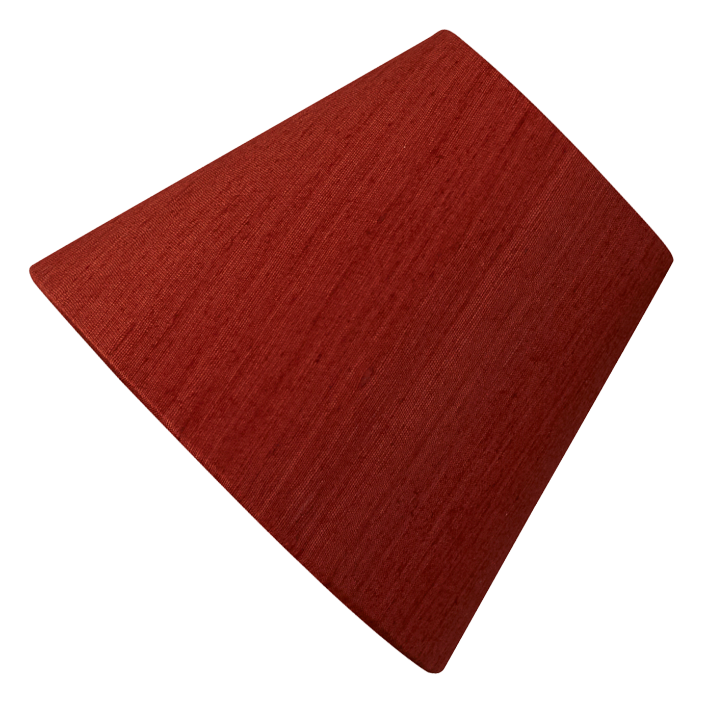 7 inch Red/coral Mulberry silk reading light shade