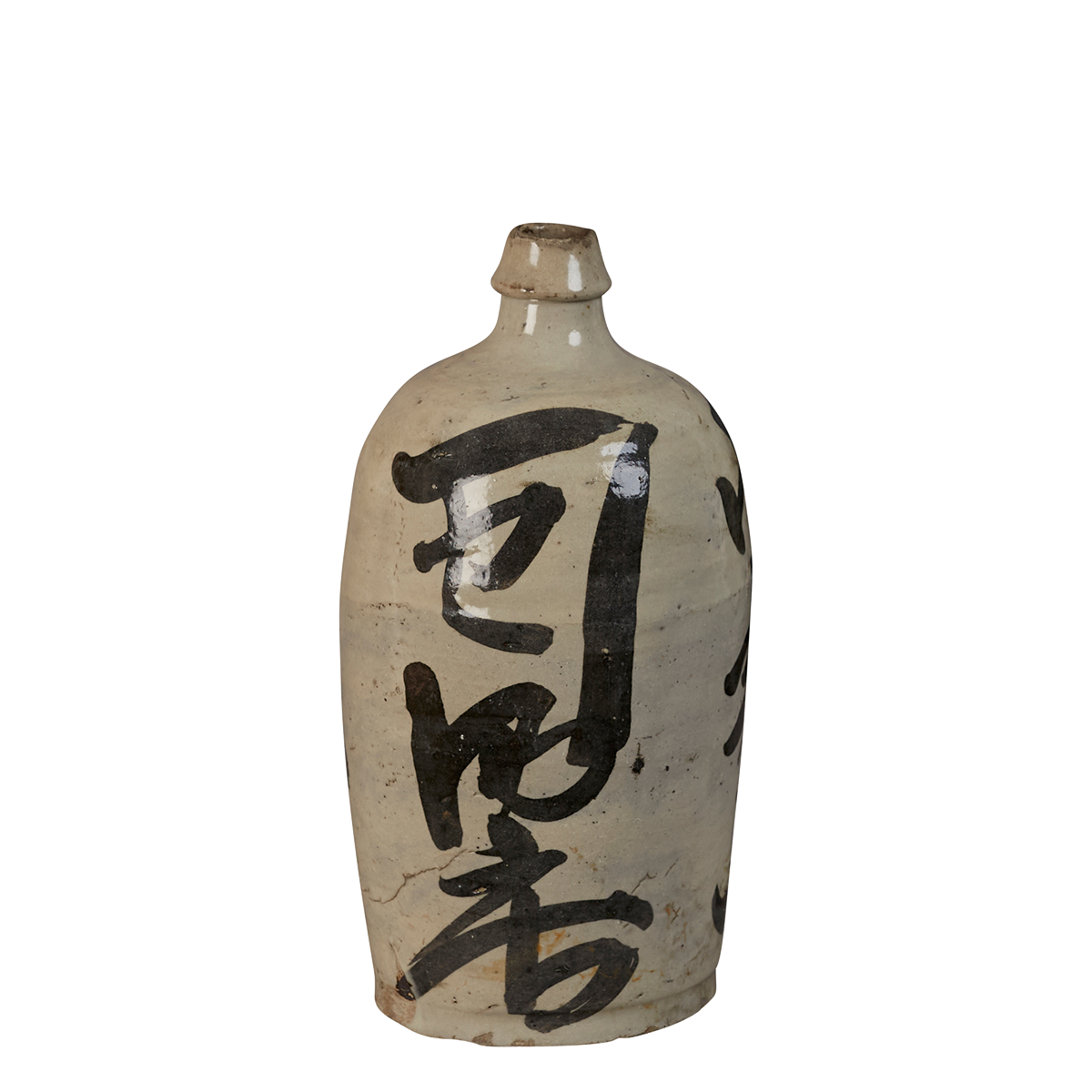 Vintage Ceramic Japanese Sake Bottle