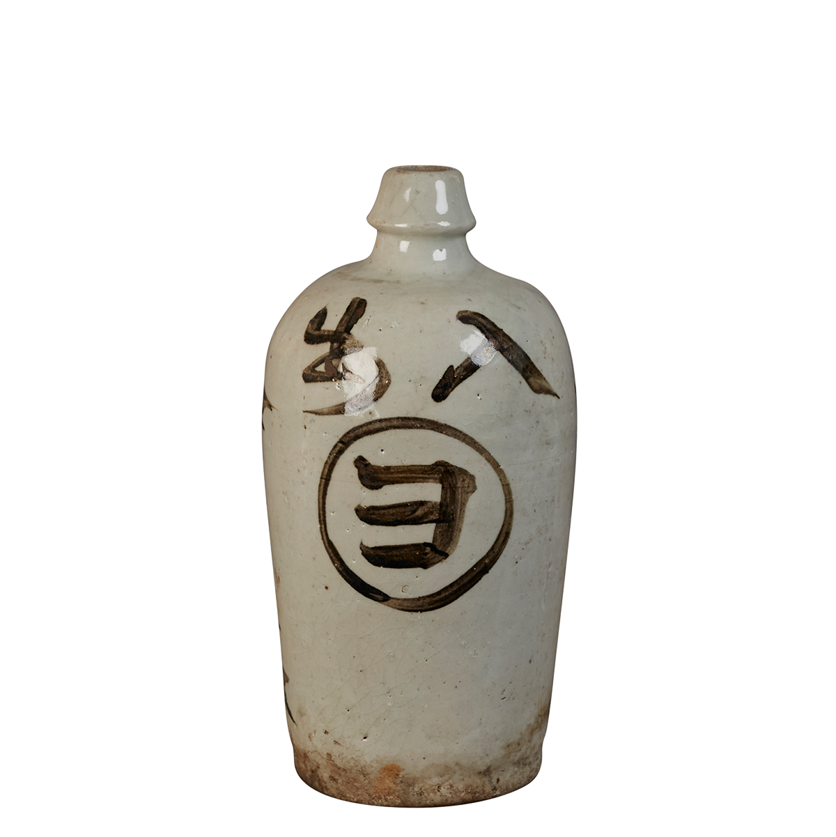 Vintage Ceramic Japanese Sake Bottle