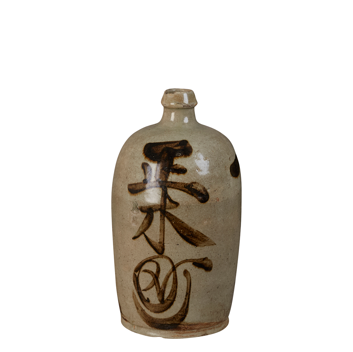 Vintage Ceramic Japanese Sake Bottle