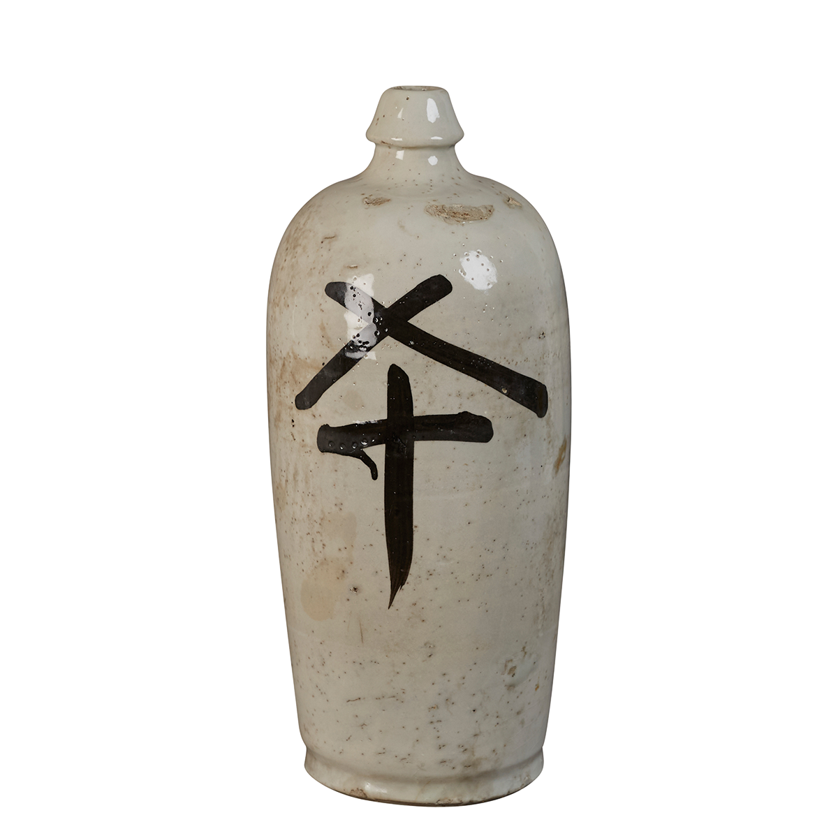 Vintage Ceramic Japanese Sake Bottle
