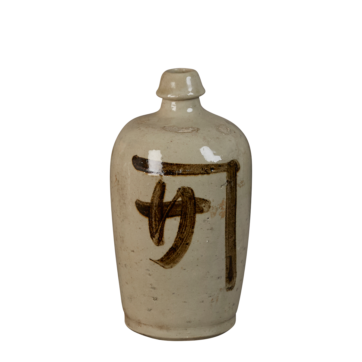 Vintage Ceramic Japanese Sake Bottle