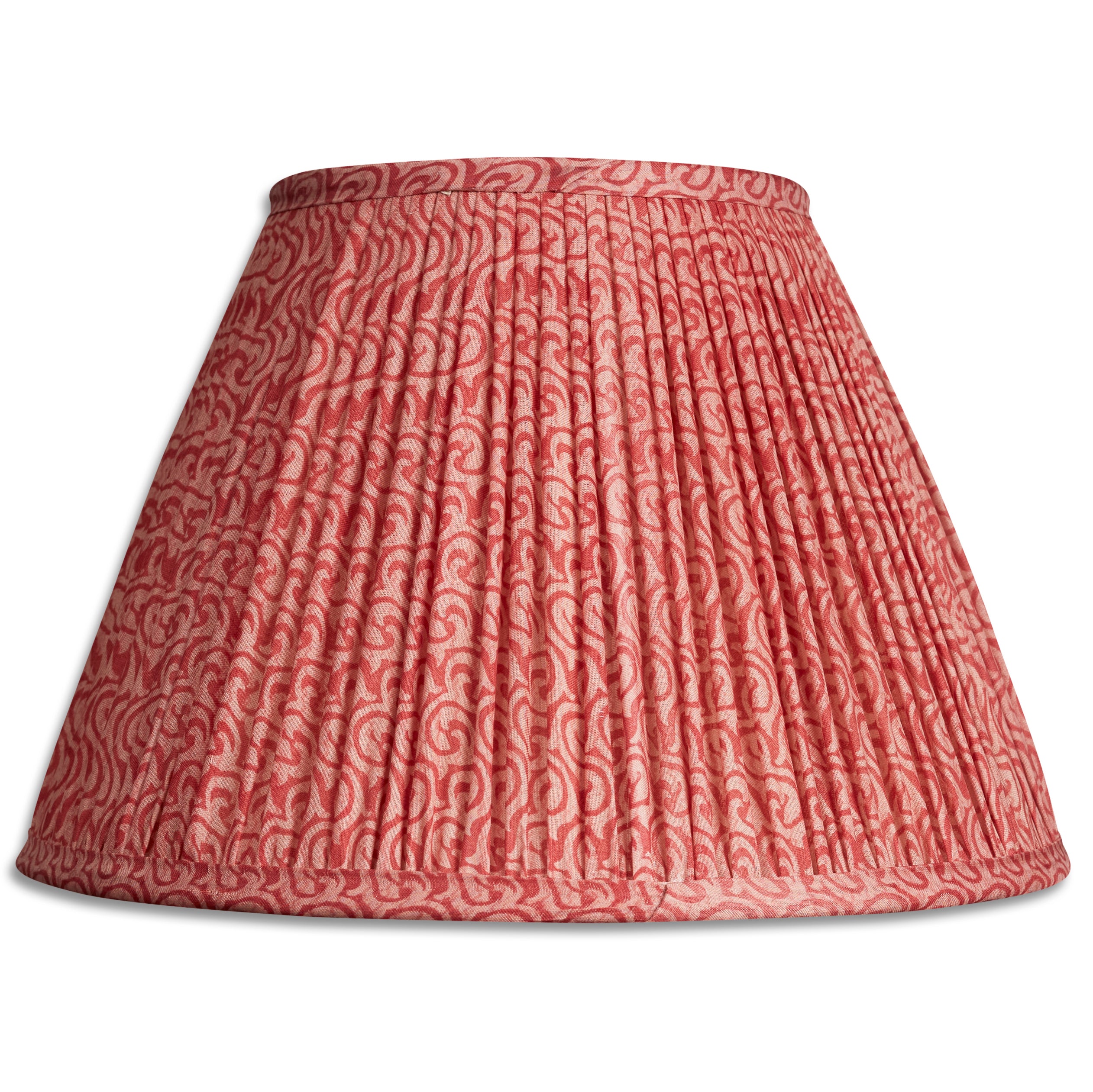 10 inch (26cms) Raspberry and pink silk sari lampshade