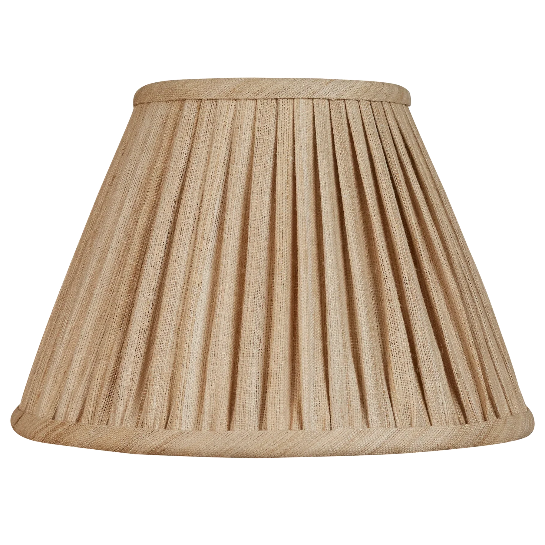 10 inch Raw umber French drum Mulberry lampshade with spider fitting