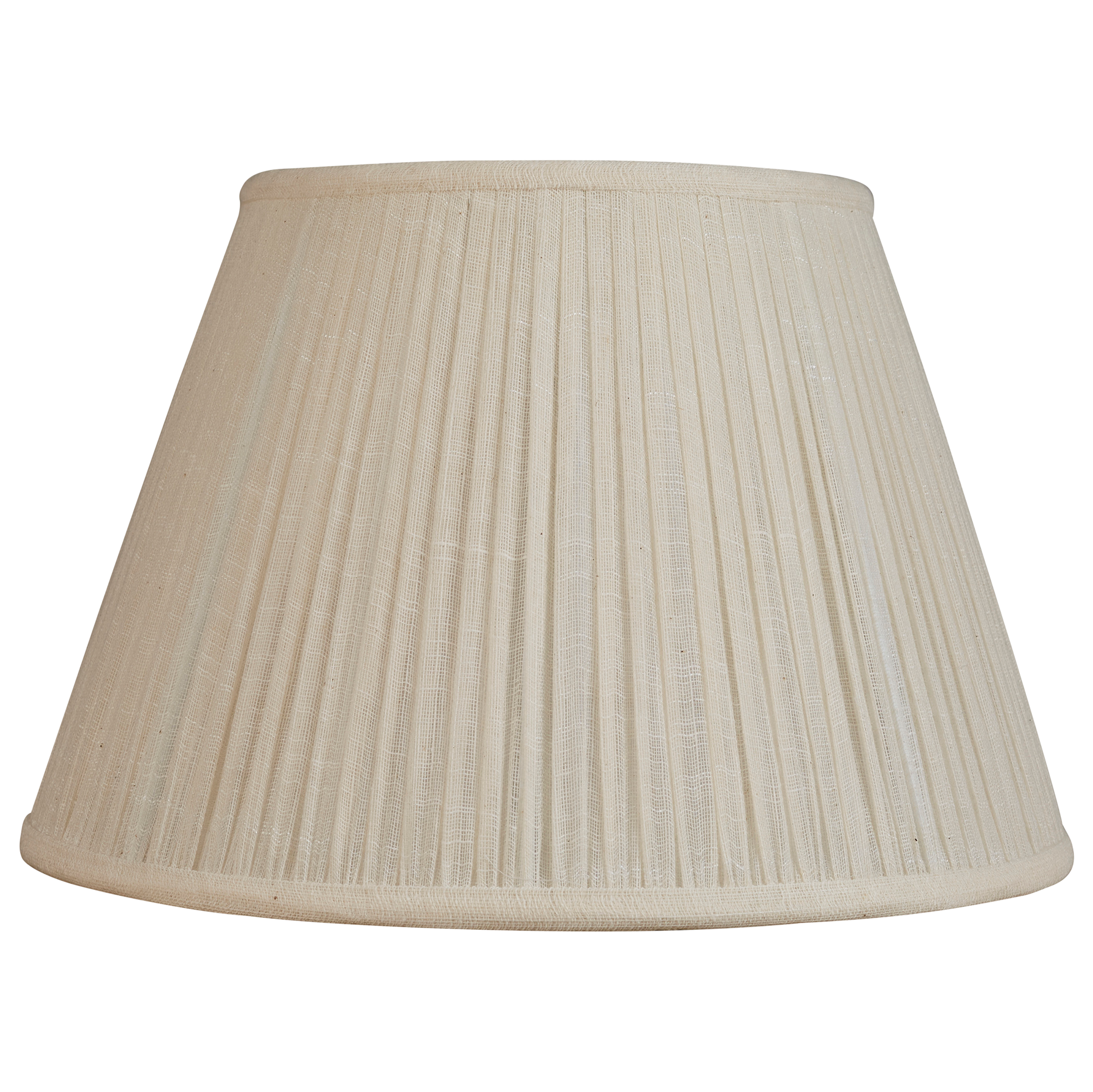 12 inch - 30cms Cream cotton lampshade