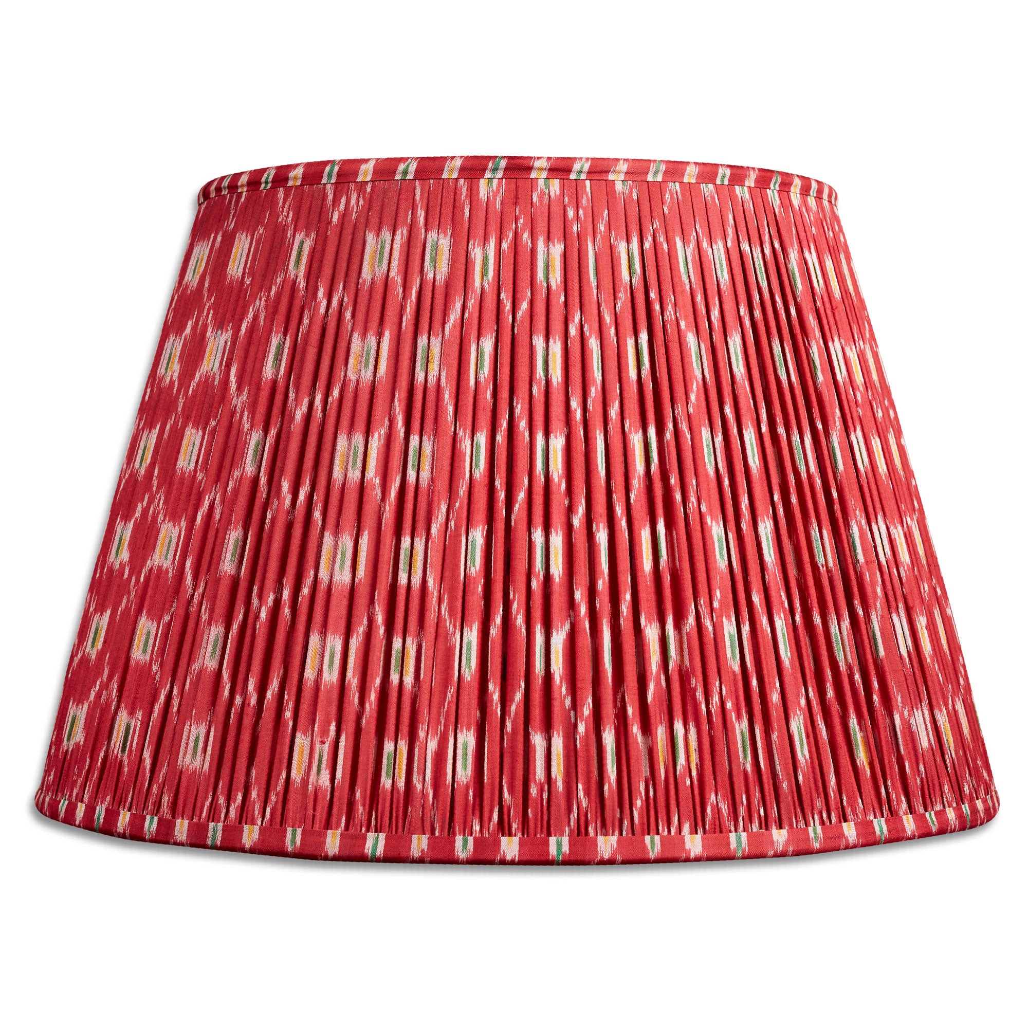 16 Inch (41cm) Magenta Patola print ikat lampshade