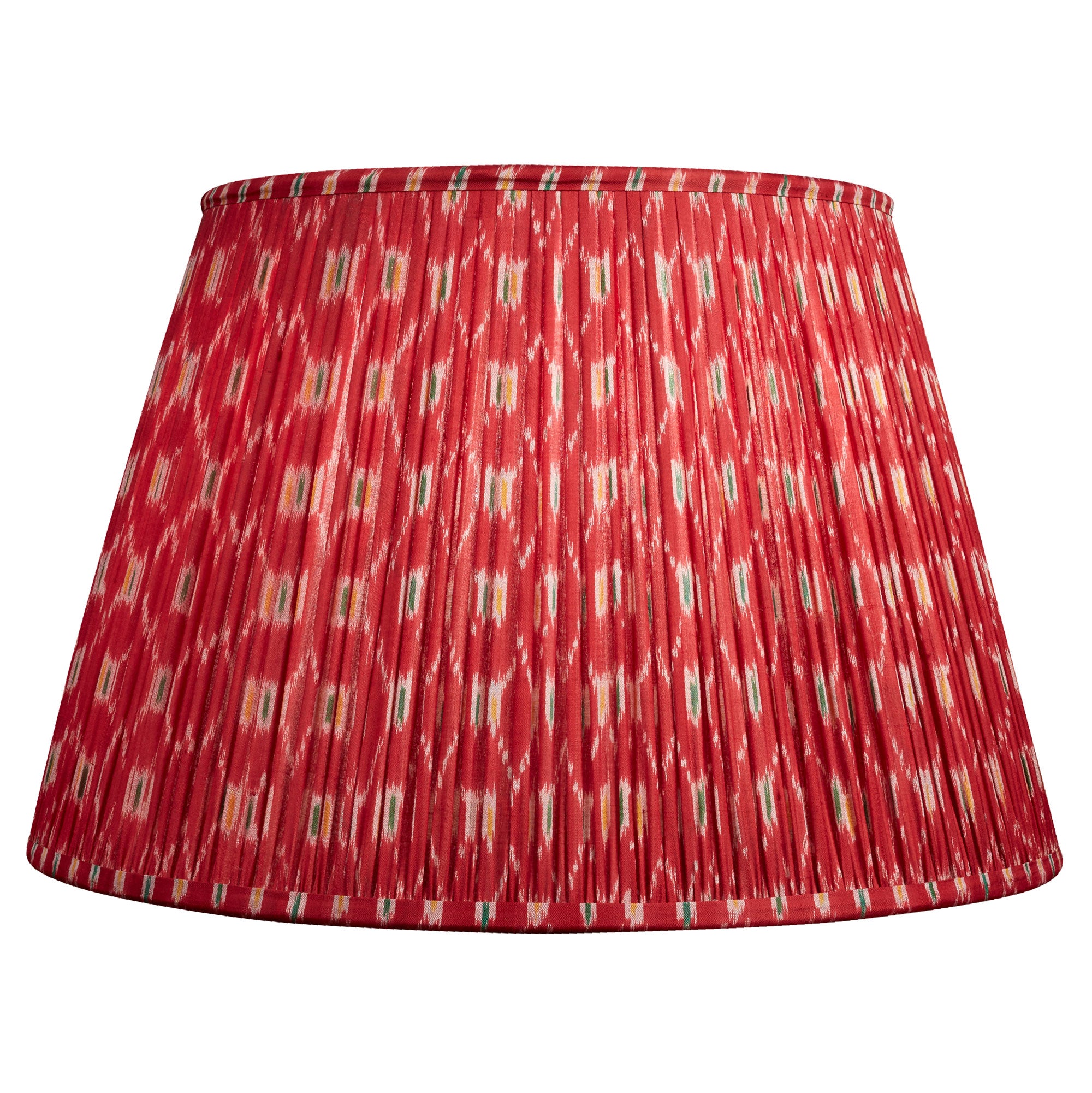 16 Inch (41cm) Magenta Patola print ikat lampshade