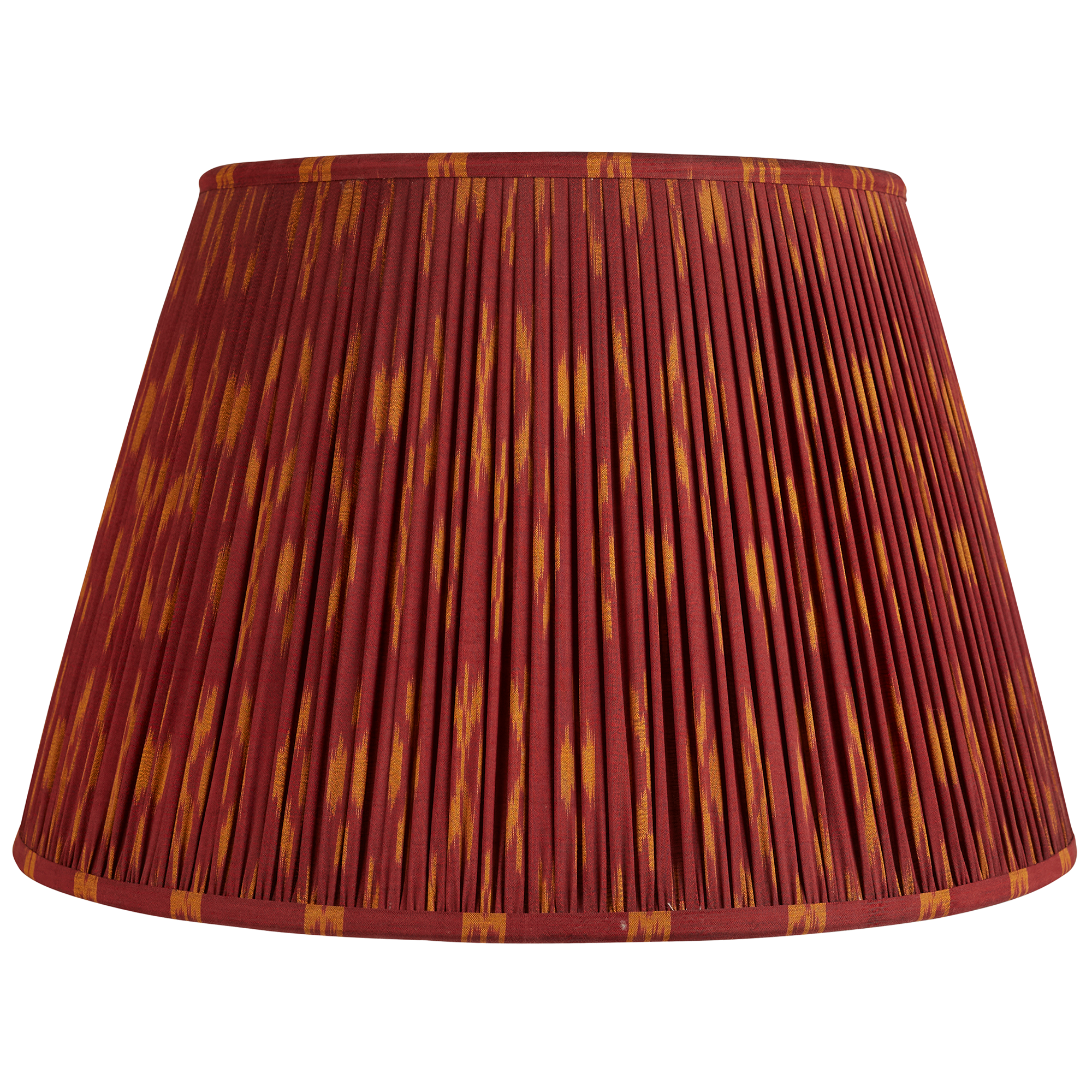 16 Inch (41cm) Aubergine and gold silk sari lampshade