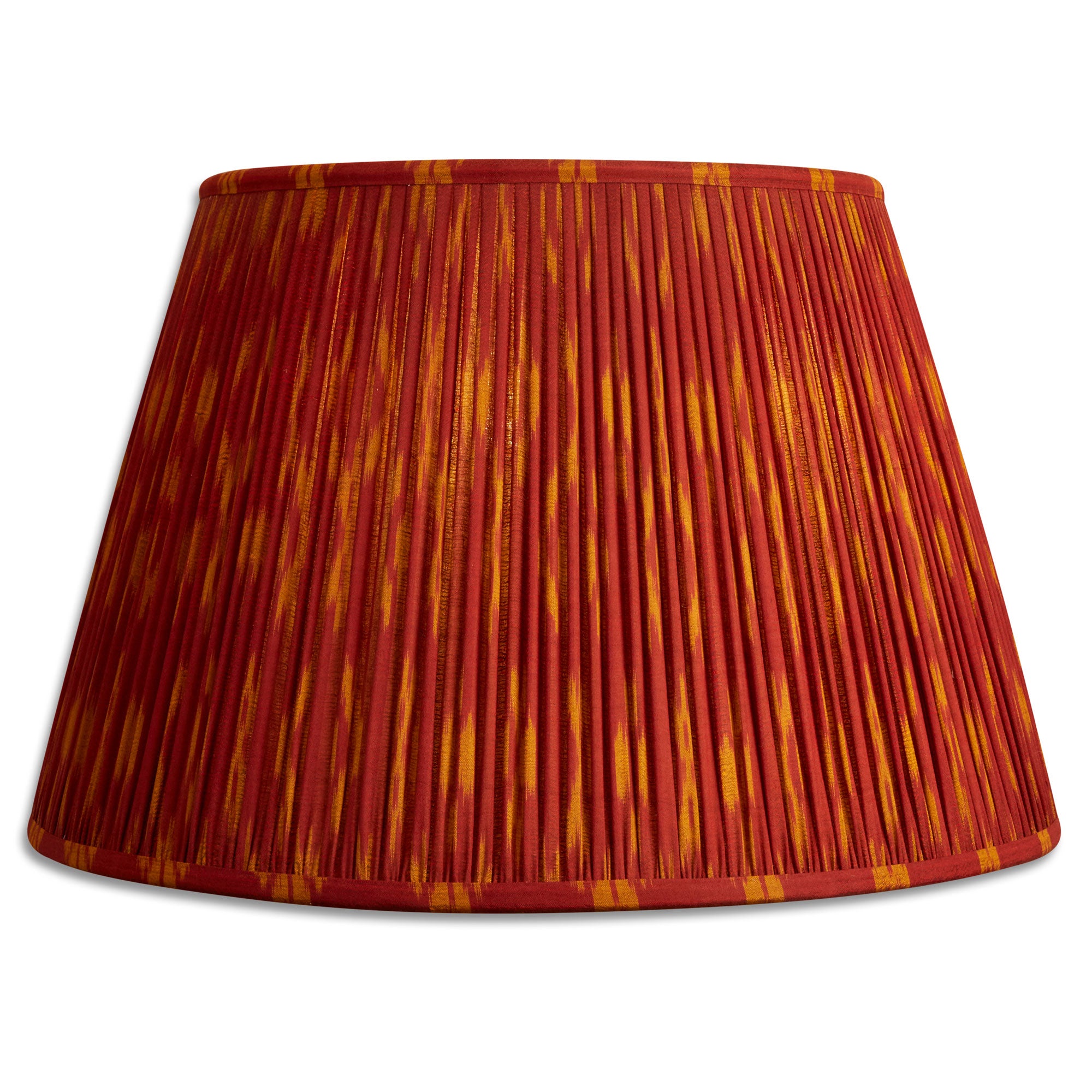 16 Inch (41cm) Aubergine and gold silk sari lampshade