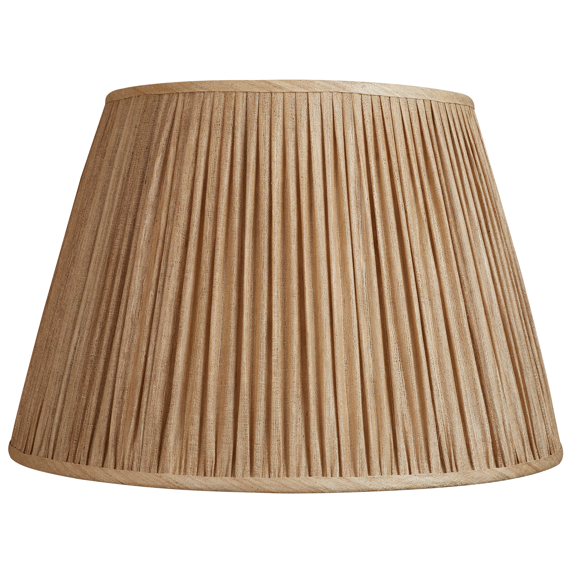 18 inch - 46cm Raw silk plain lampshade