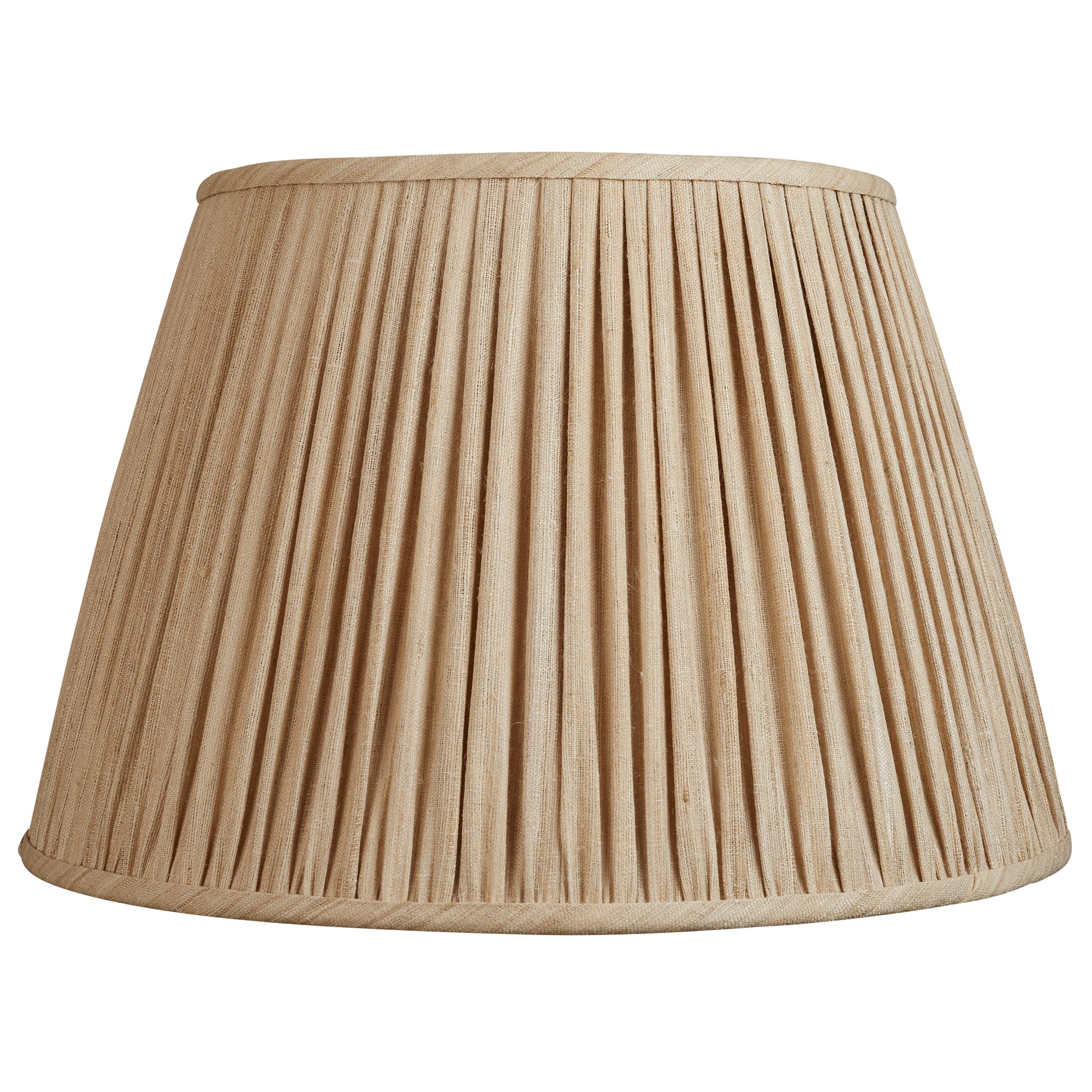 18 Inch - 46cm Raw umber Mulberry silk lampshade