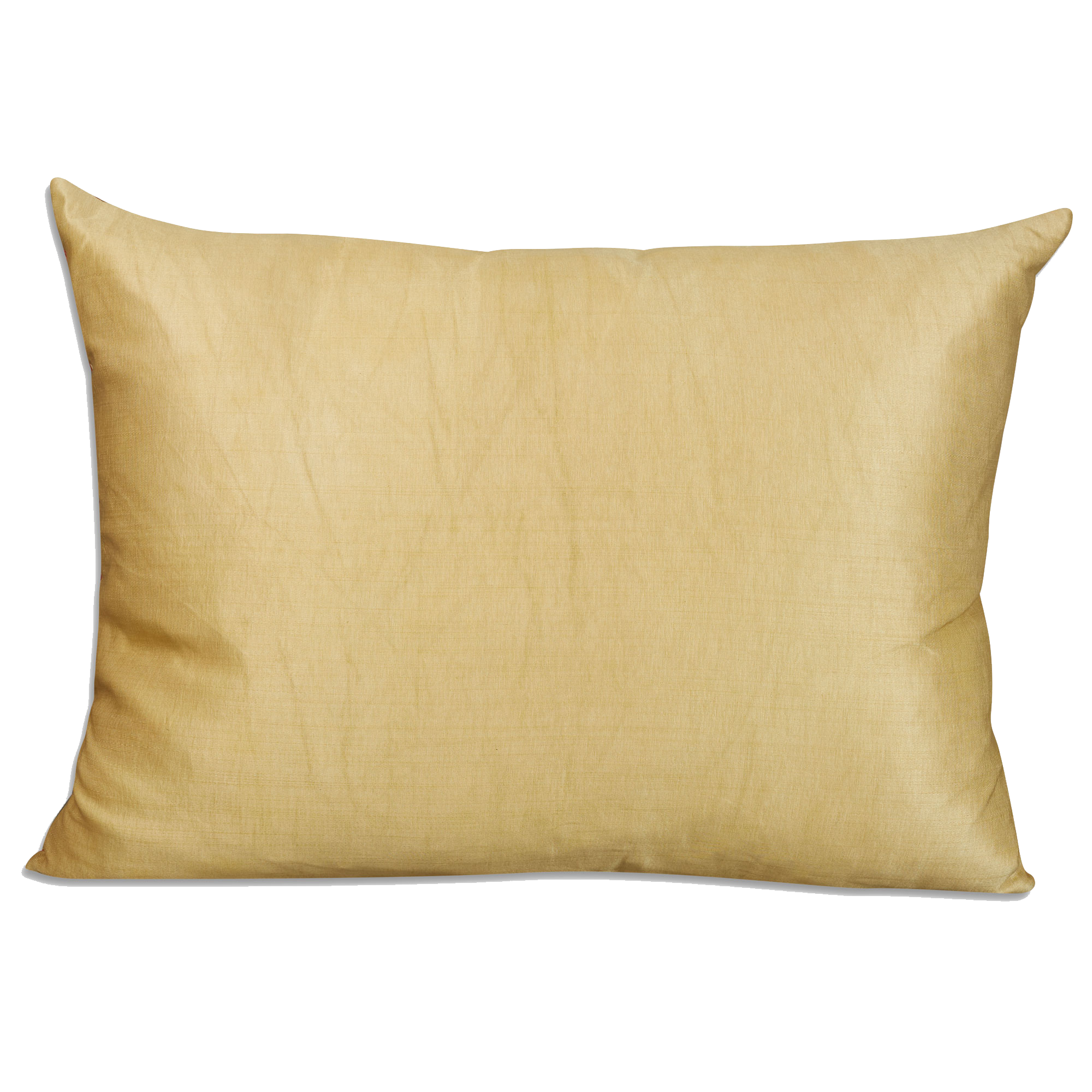 Rectangular floral silk suzani embroidered pillow