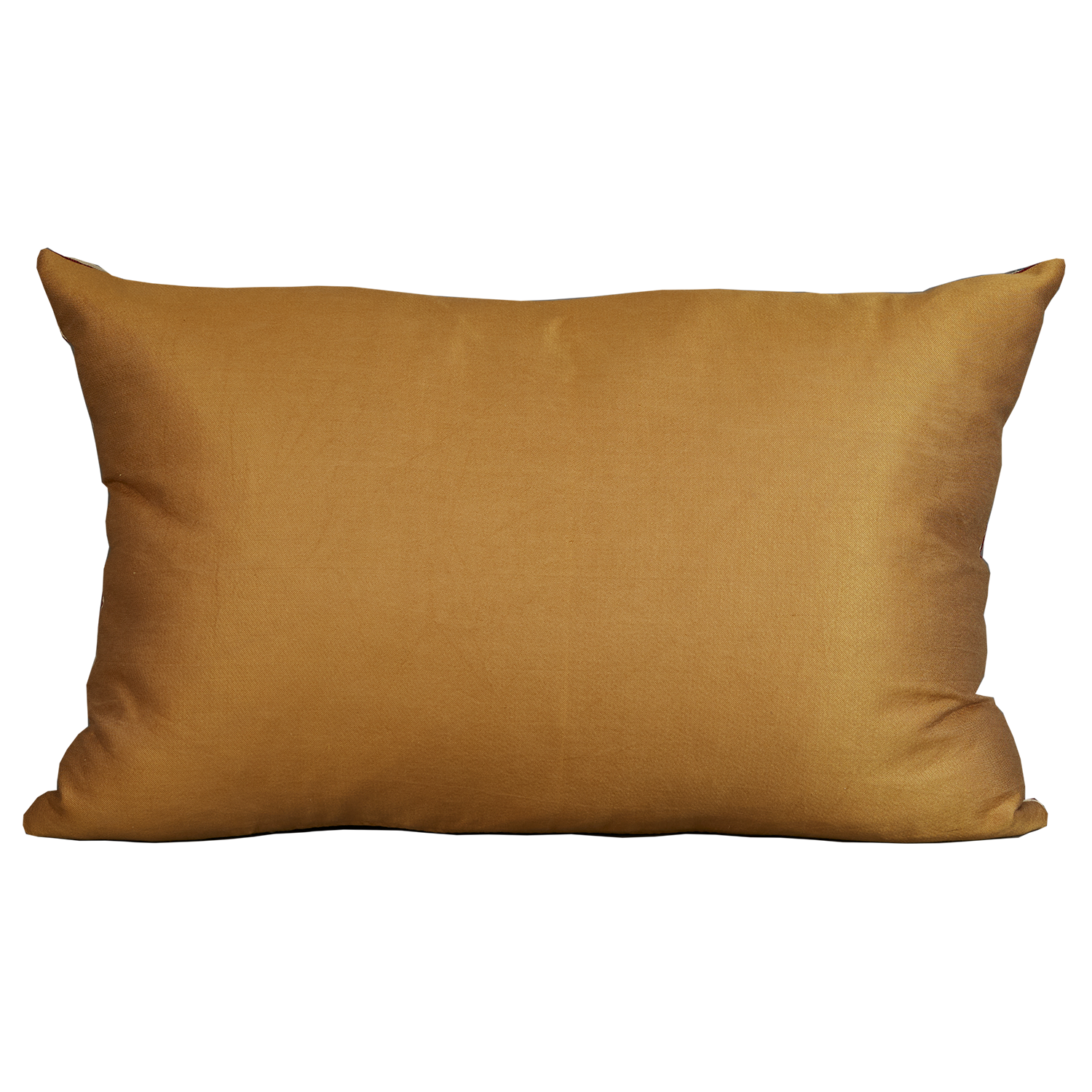 Rectangular Cintamani design silk suzani embroidered cushion - pillow