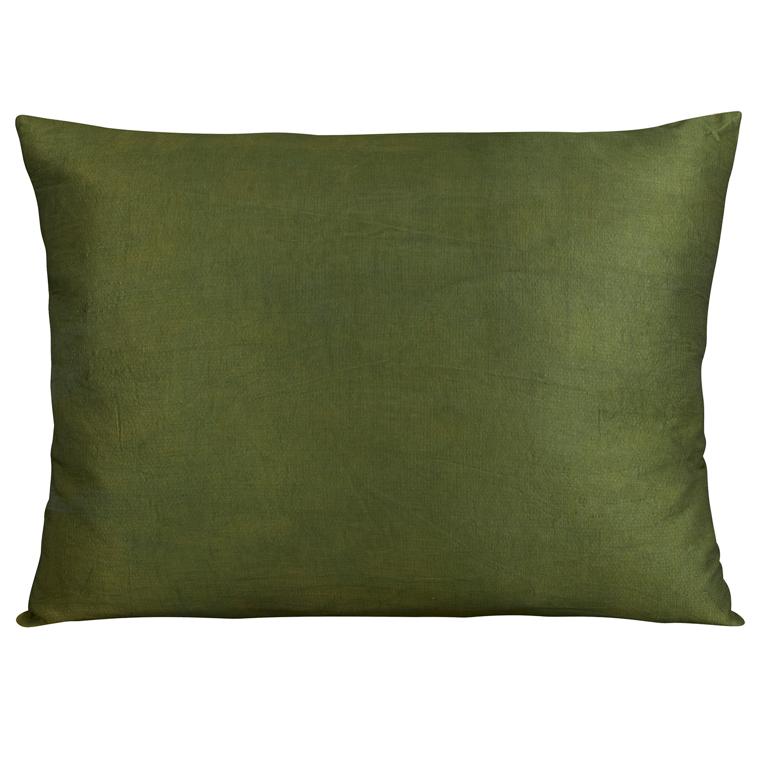 Rectangular silk suzani embroidered cushion - pillow with classic Ottoman floral design and pink and green border