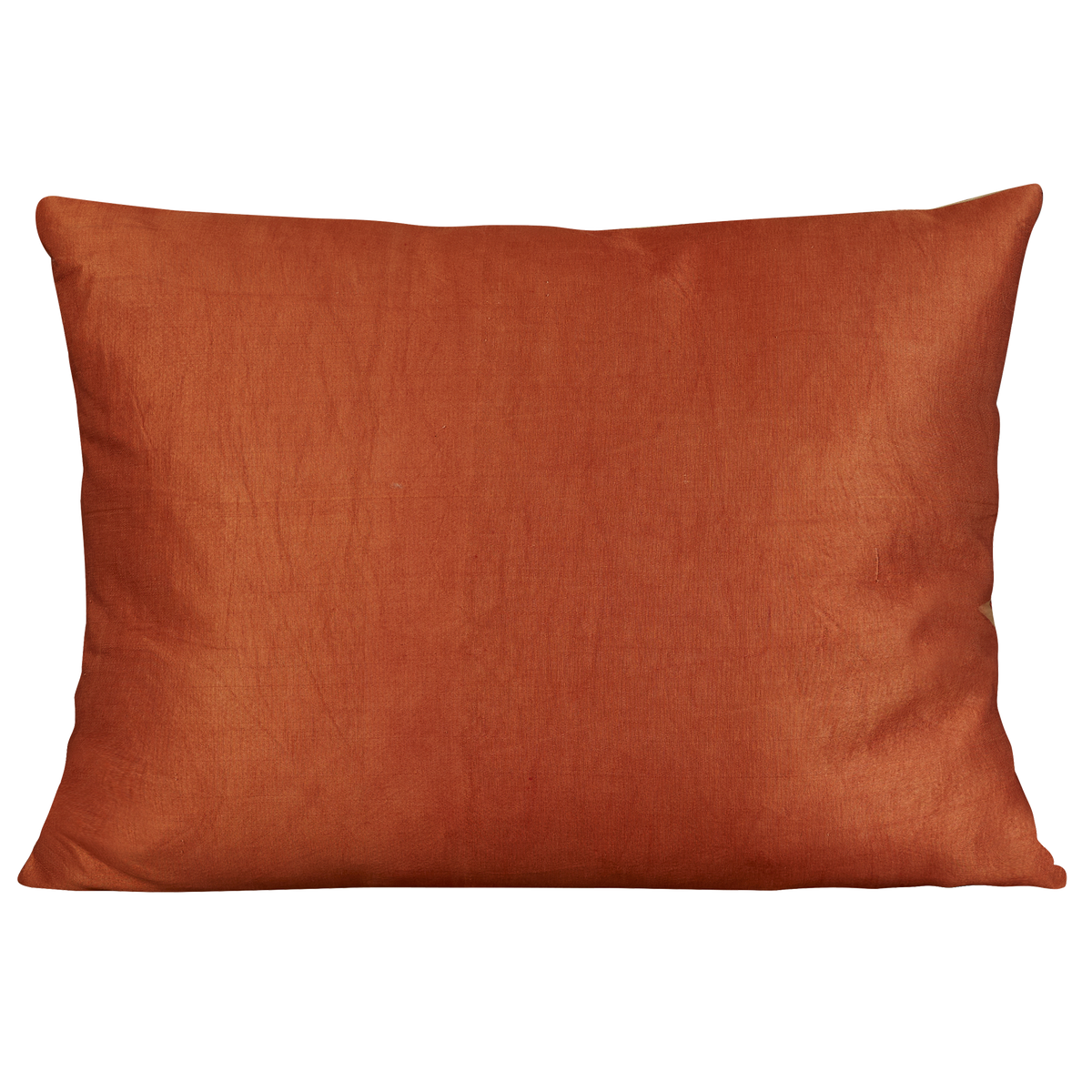 Rectangular tree and orange floral design suzani on cream silk ground