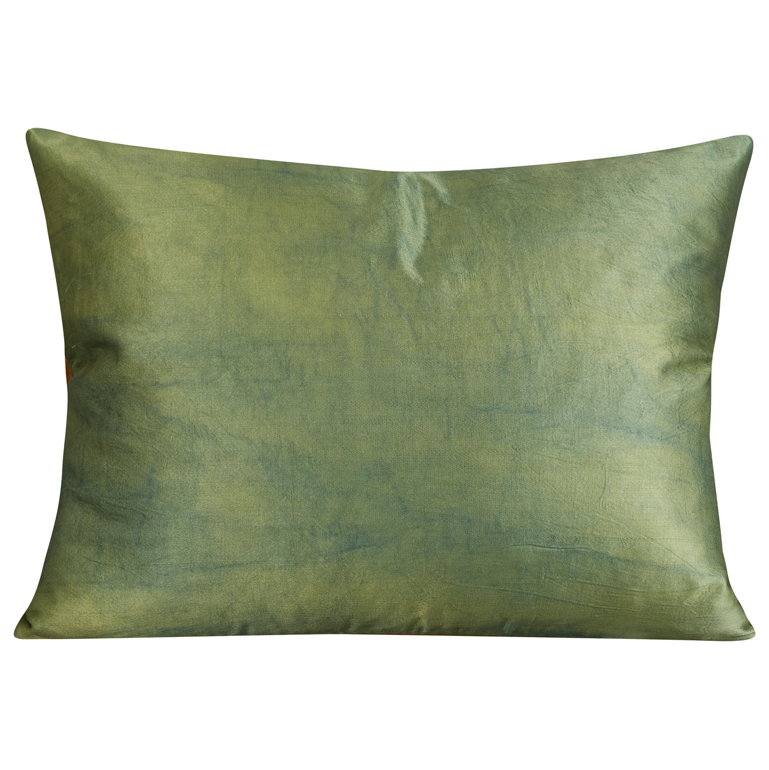 Rectangular carnation and vine design suzani on gold ground