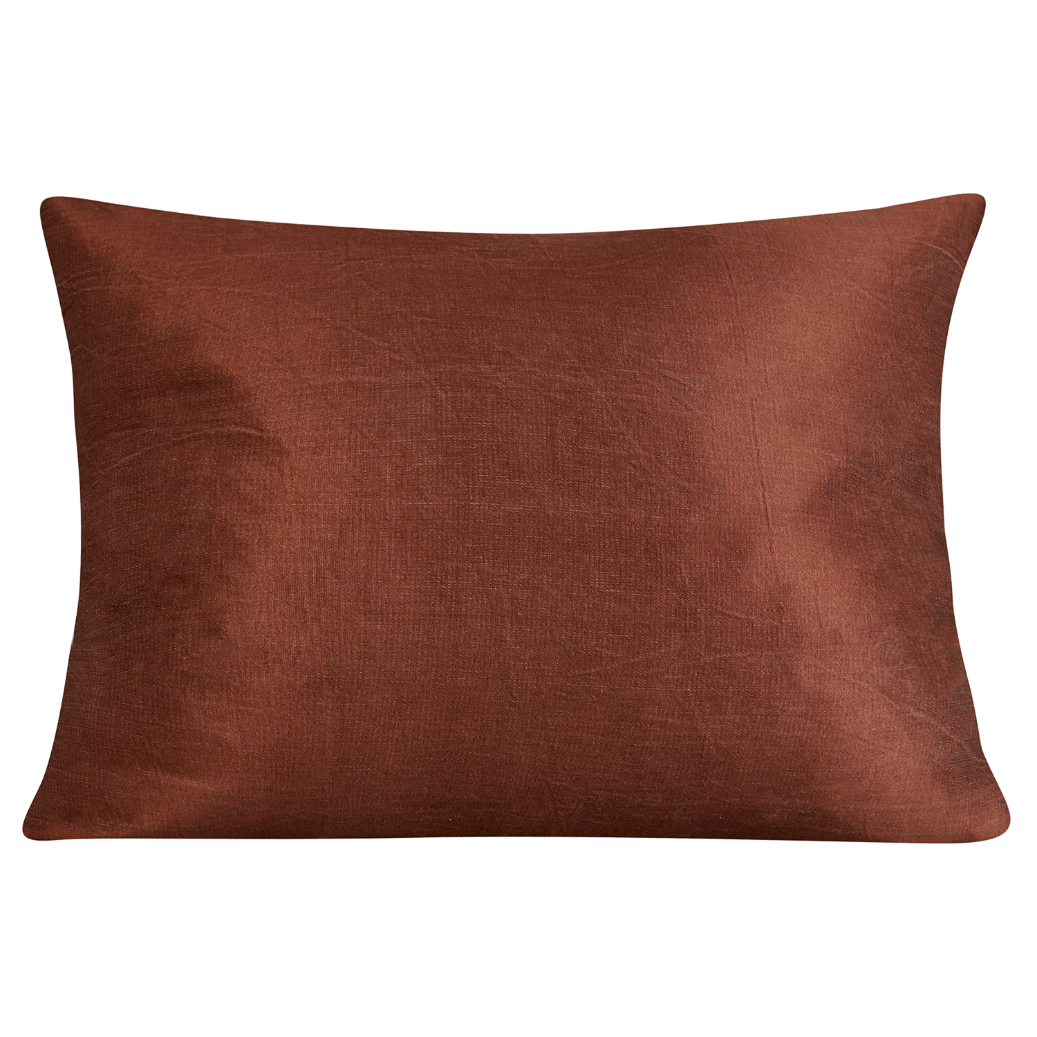 Rectangular aubergine paisley scrolling floral design suzani on coral ground