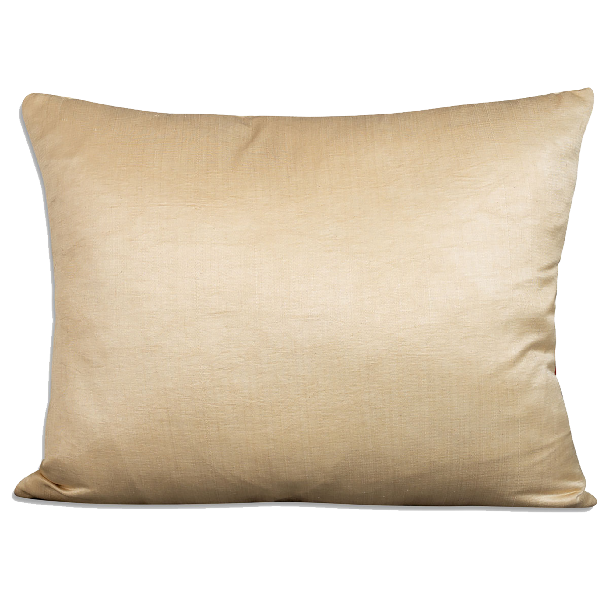 Rectangular silk suzani embroidered cushion on pale pistachio ground cushion - pillow