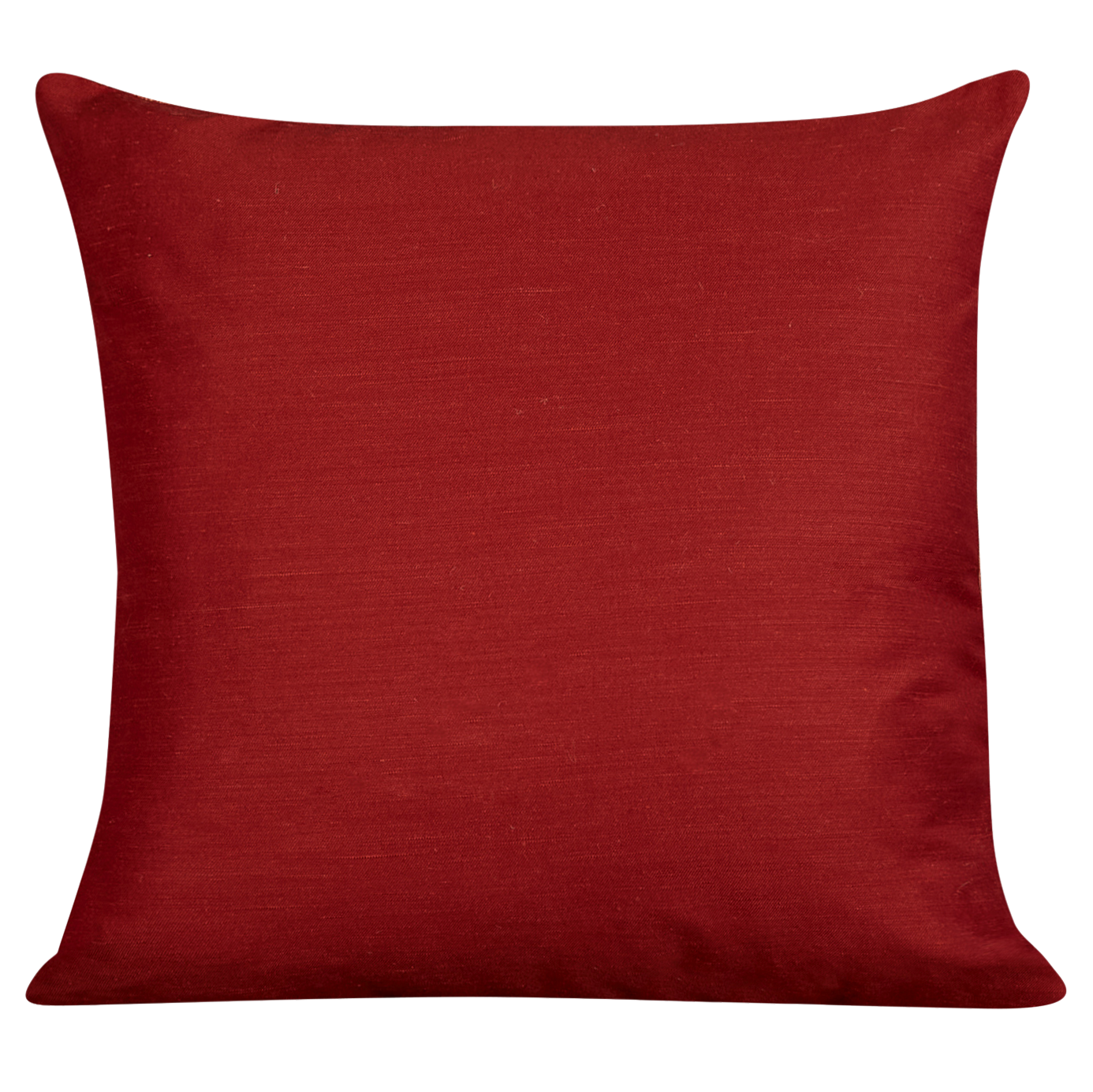 Square Tiepolo woven cushion - Venetian red