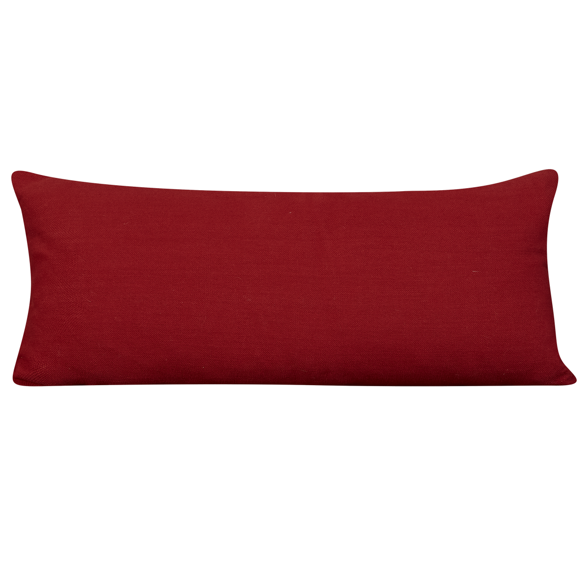 Long Tiepolo woven cushion - Venetian red (horizontal stripe)