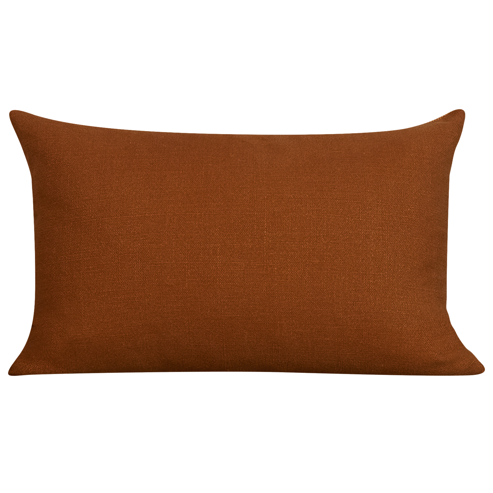 Rectangular Timor woven cushion - Cognac