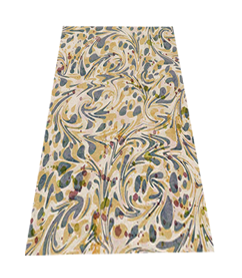 5 inch marbled card shade - Harlequin
